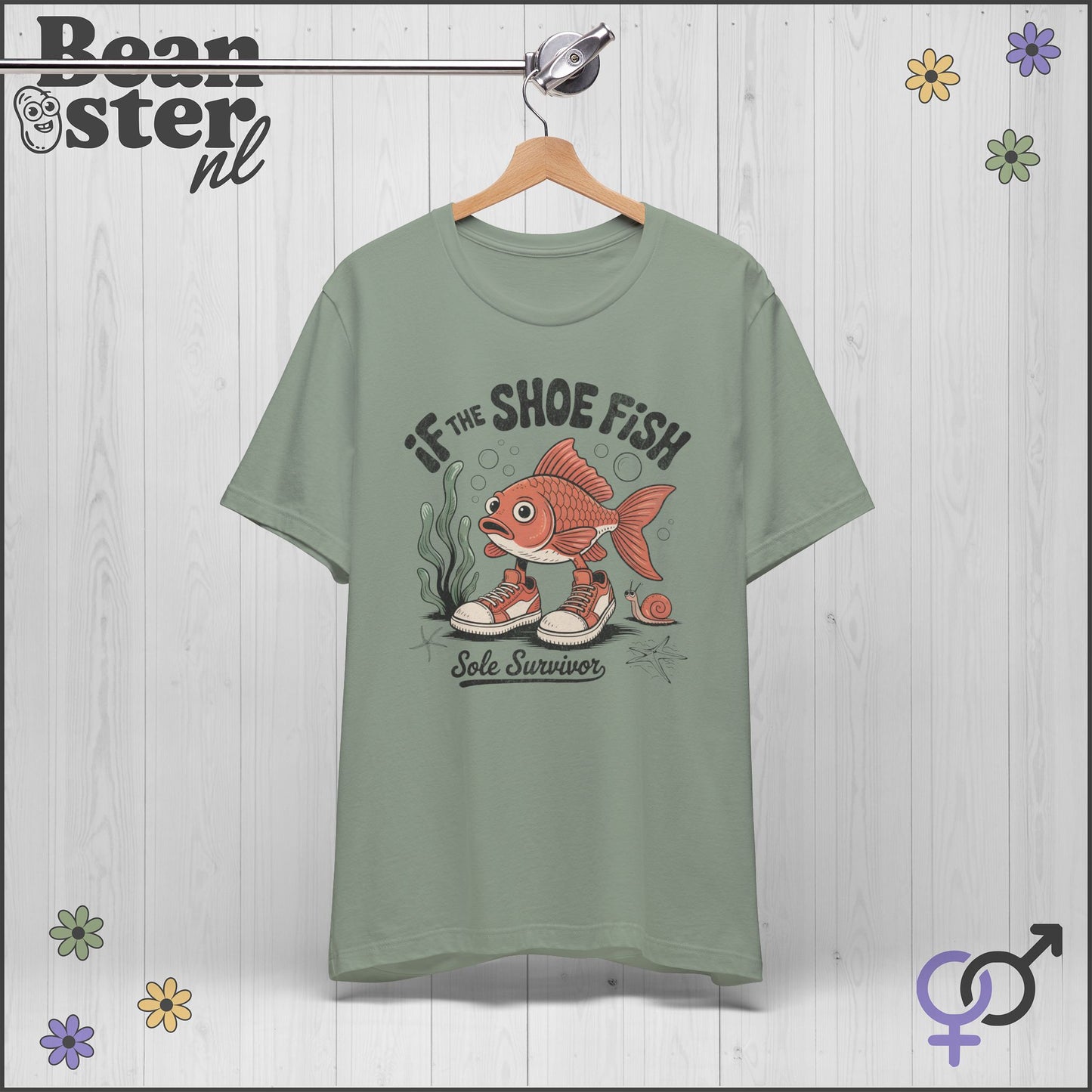 If The Shoe Fish Shirt โ Funny Meme Retro Tee