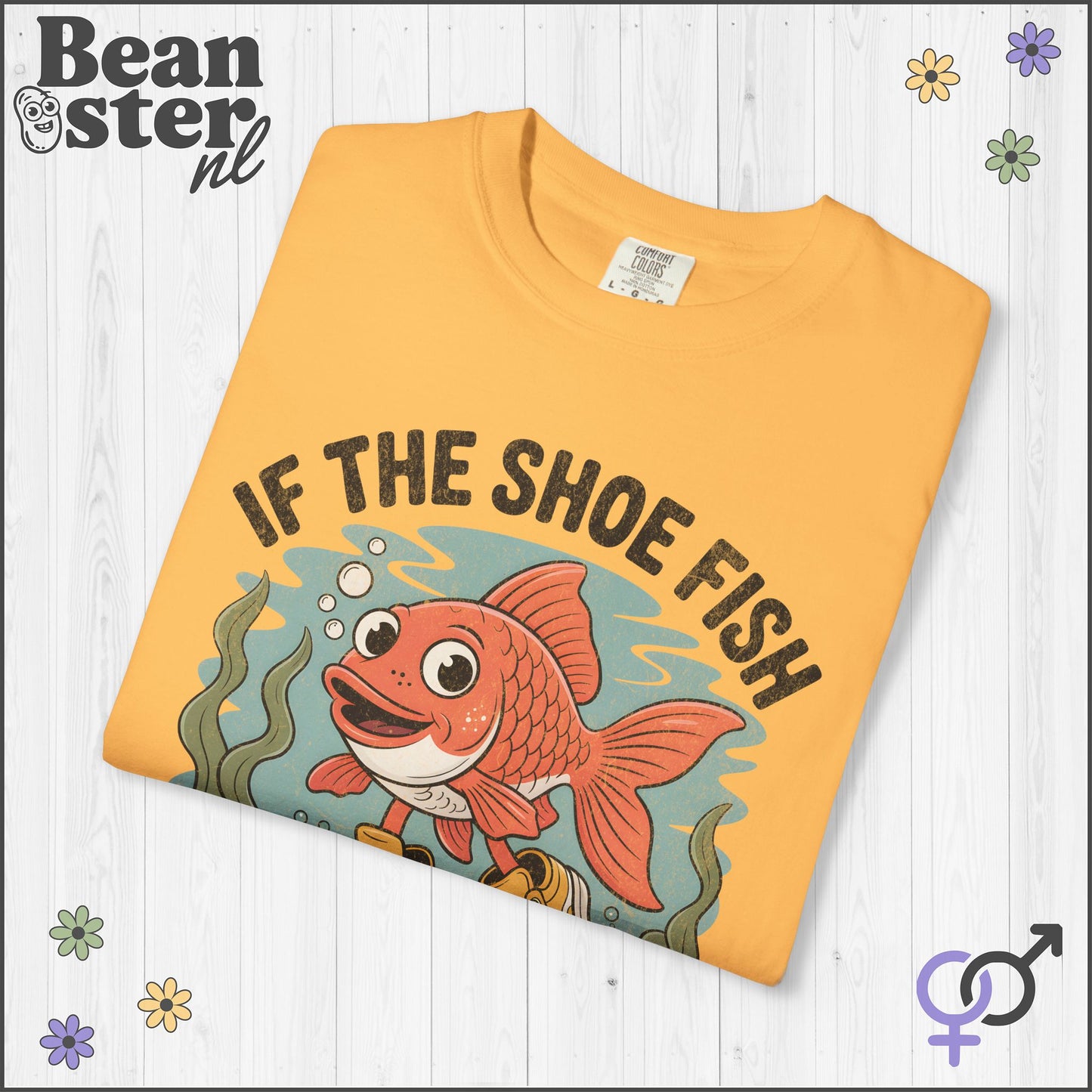 If The Shoe Fish Shirt – Funny Retro Graphic Tee