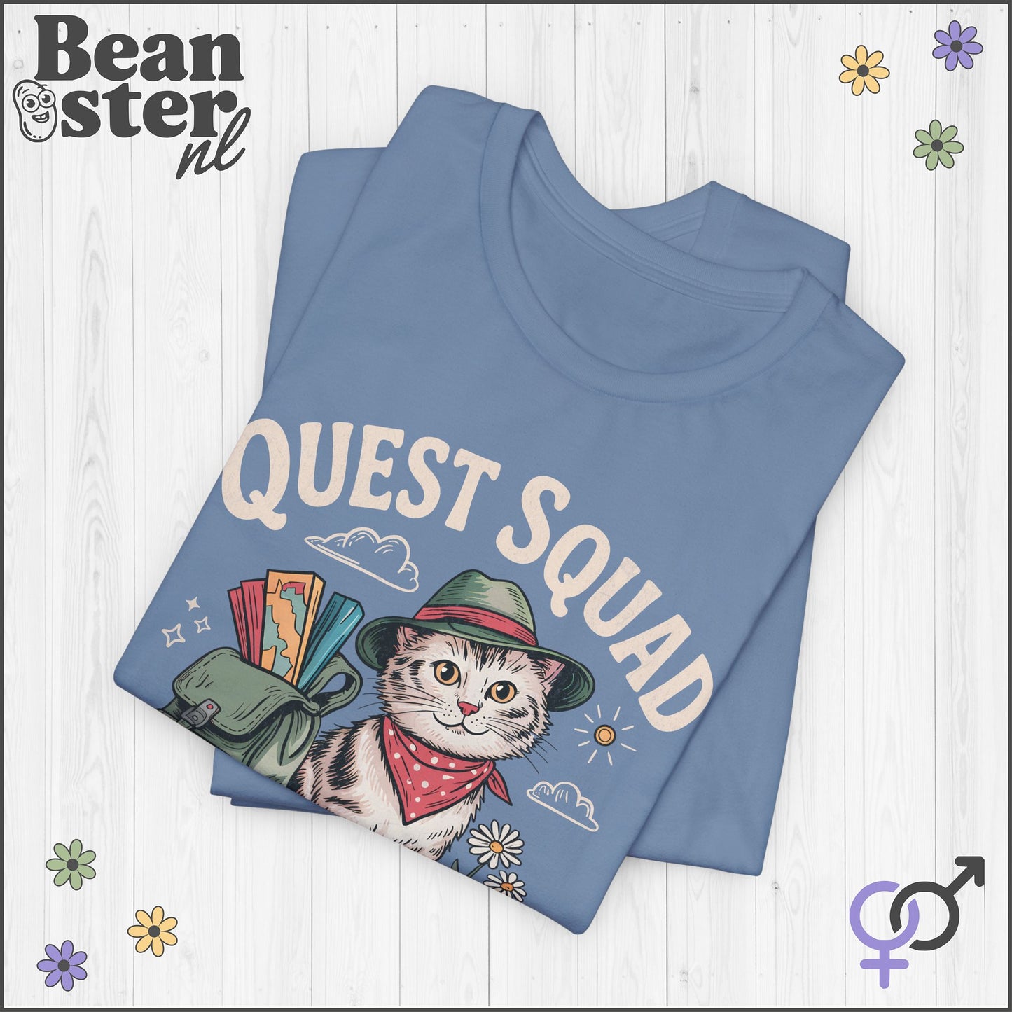 Quest Squad Broccoli Cat T-Shirt