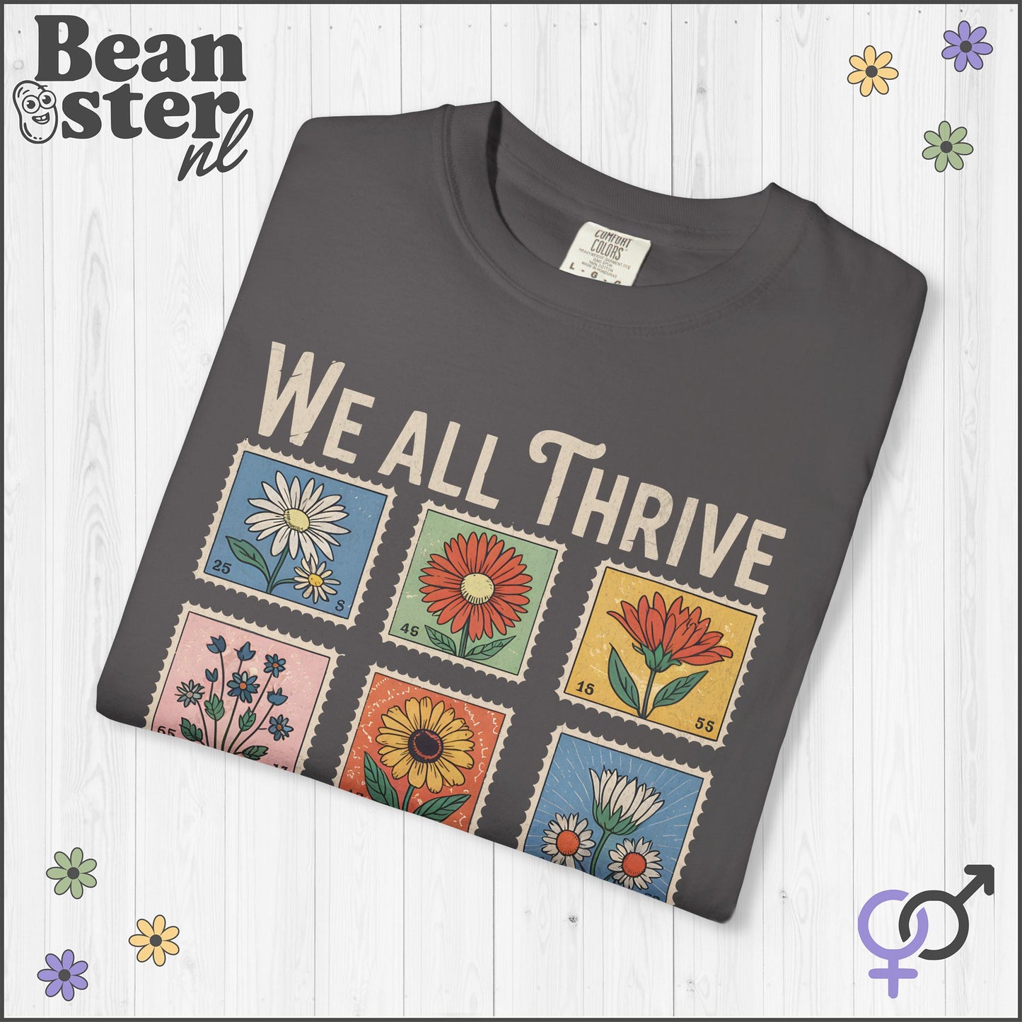 We All Thrive Tee – Mental Health Awareness Shirt