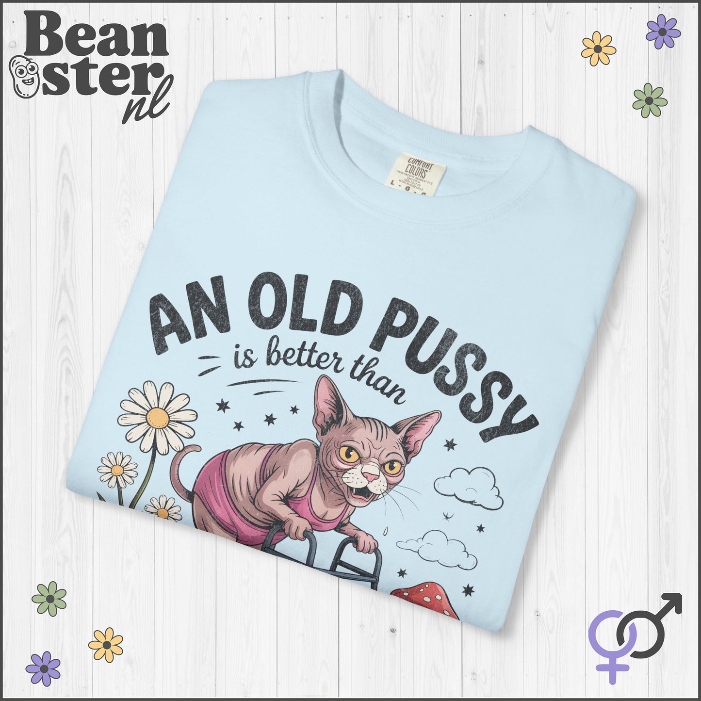 Old Pussy Better Than No Pussy Shirt – Funny Cat Tee