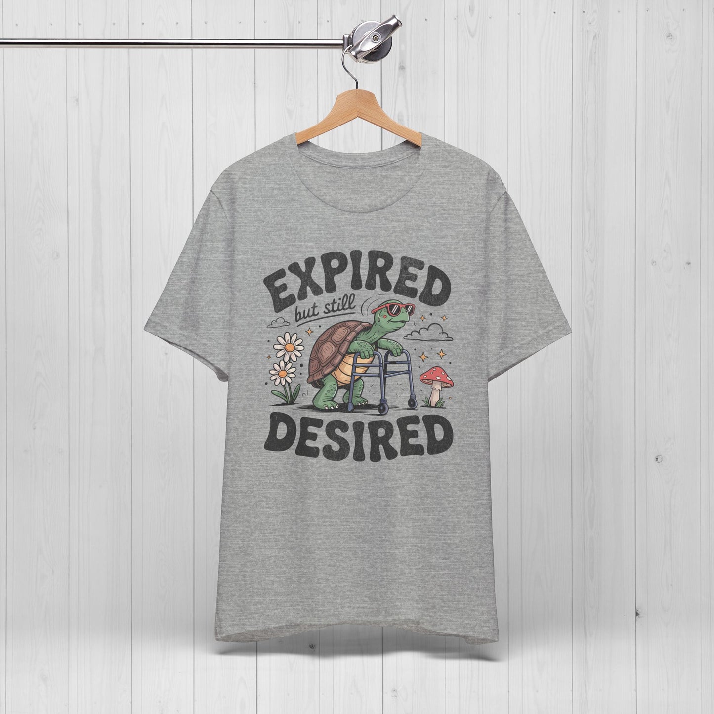 Expired but Still Desired Frog Tee – Funny Retirement Gift