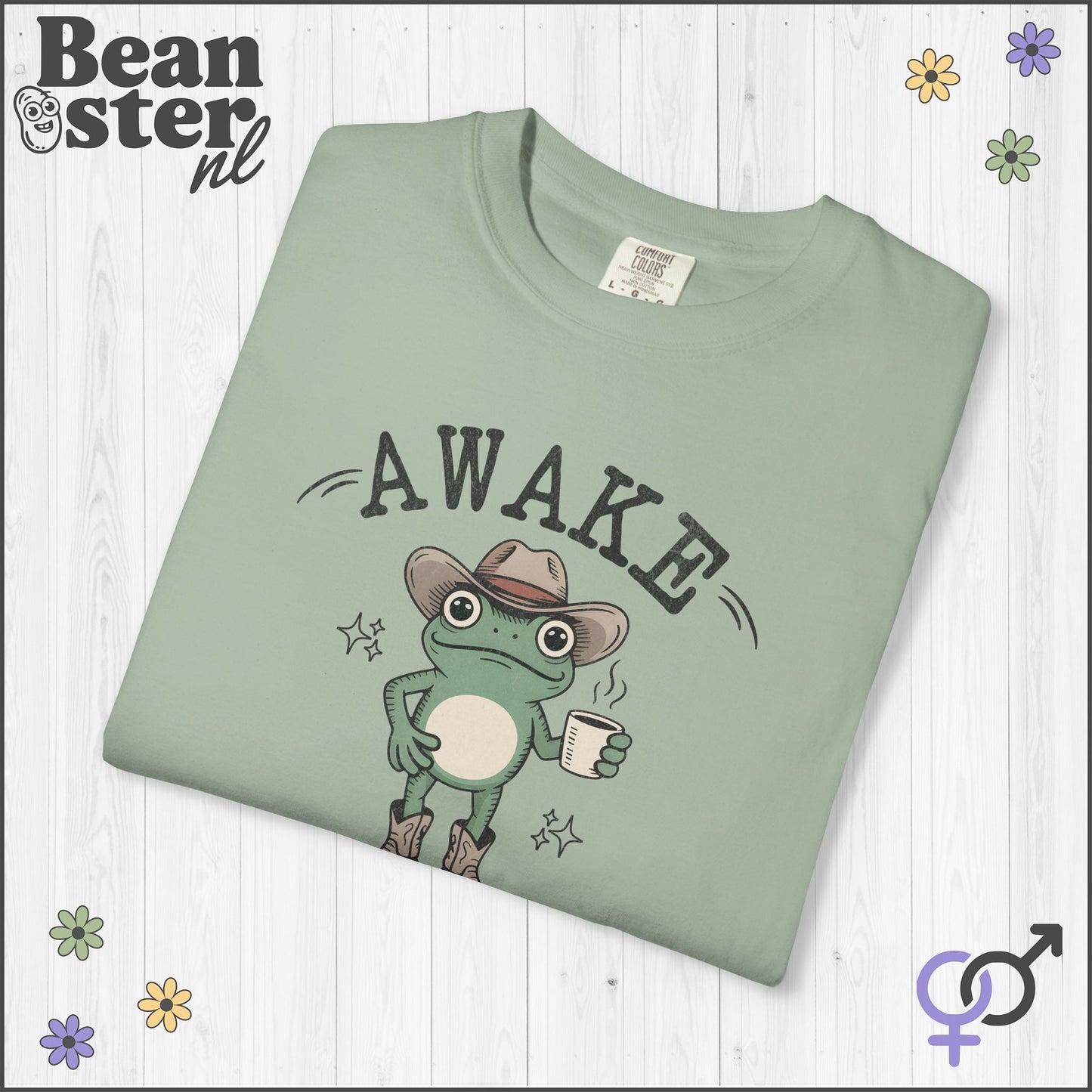 Always Tired Frog Meme T-Shirt – Funny Lazy Mood Tee