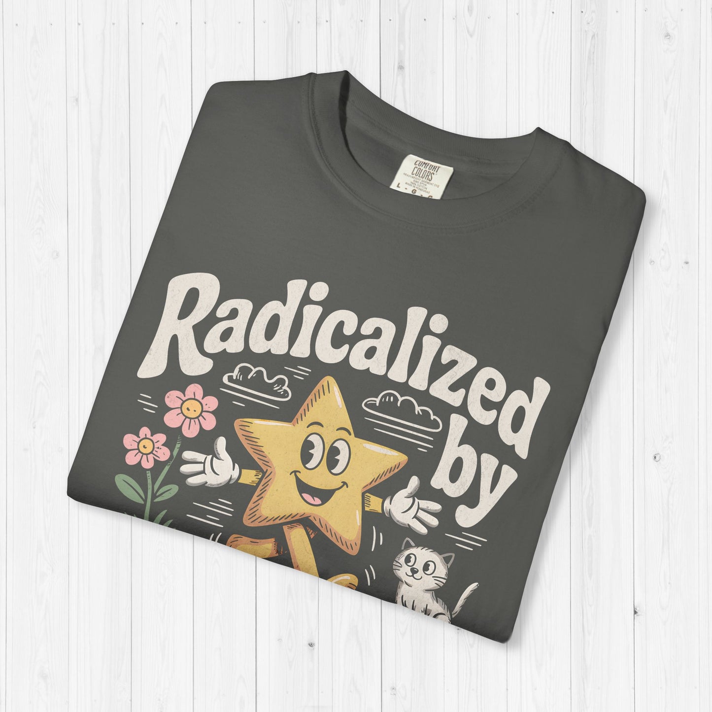 Radicalized By Basic Decency Star Graphic T-Shirt