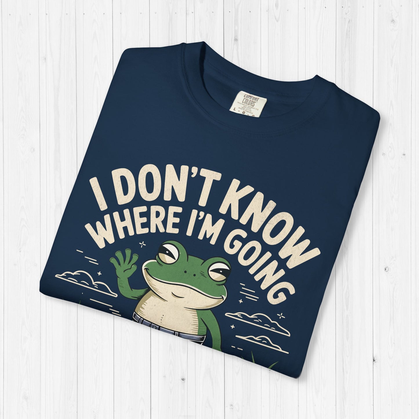 Funny Gay Frog T-Shirt – "I Don't Know Where I'm Going"