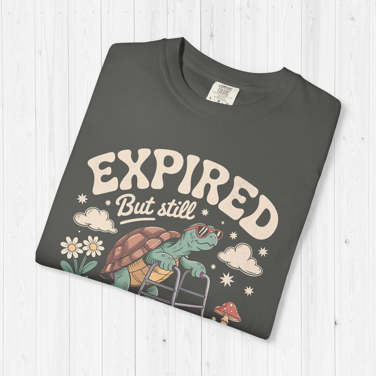 Expired but Still Desired Funny Frog Retirement Tee