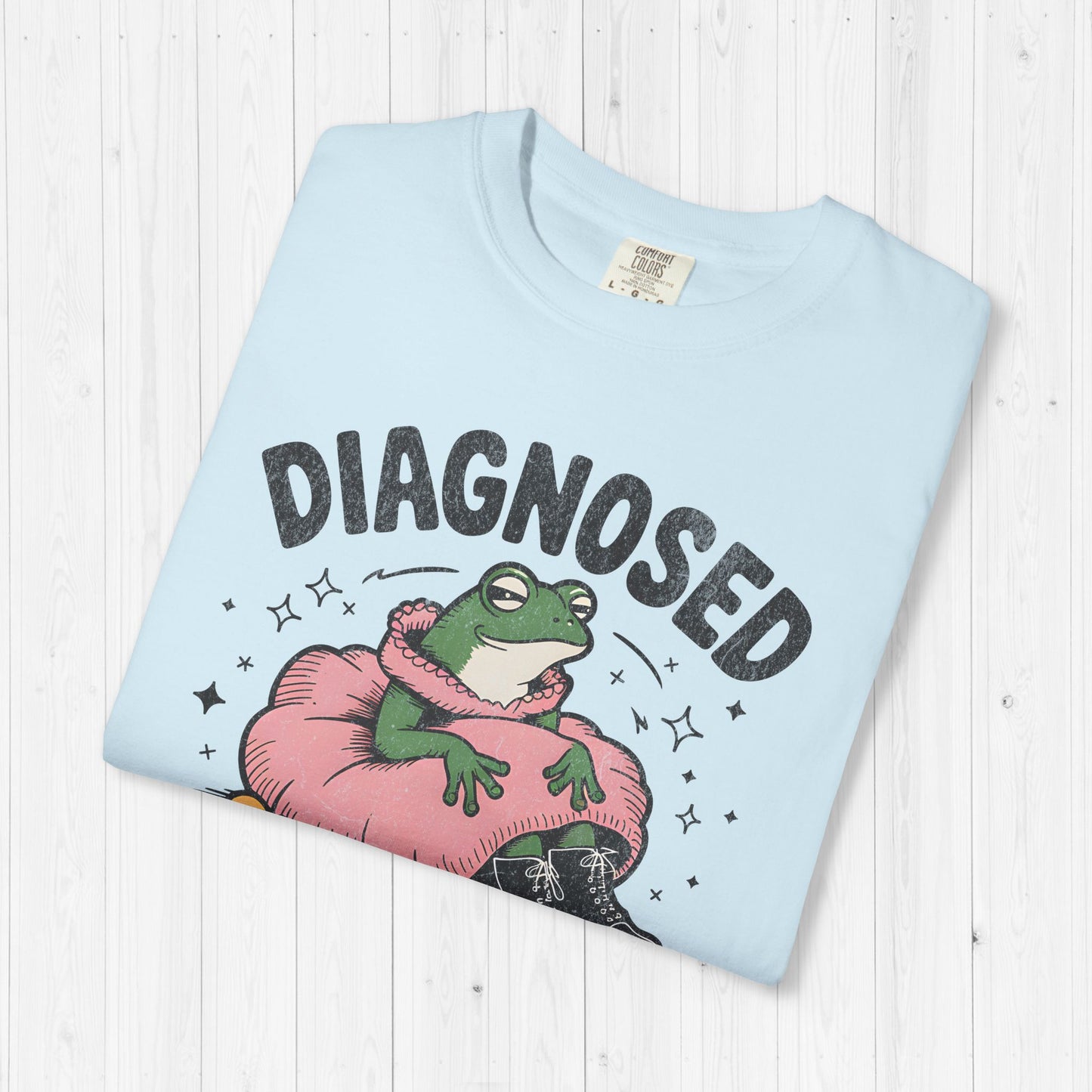 Diagnosed With Slay DHD Shirt Funny ADHD Frog Tee