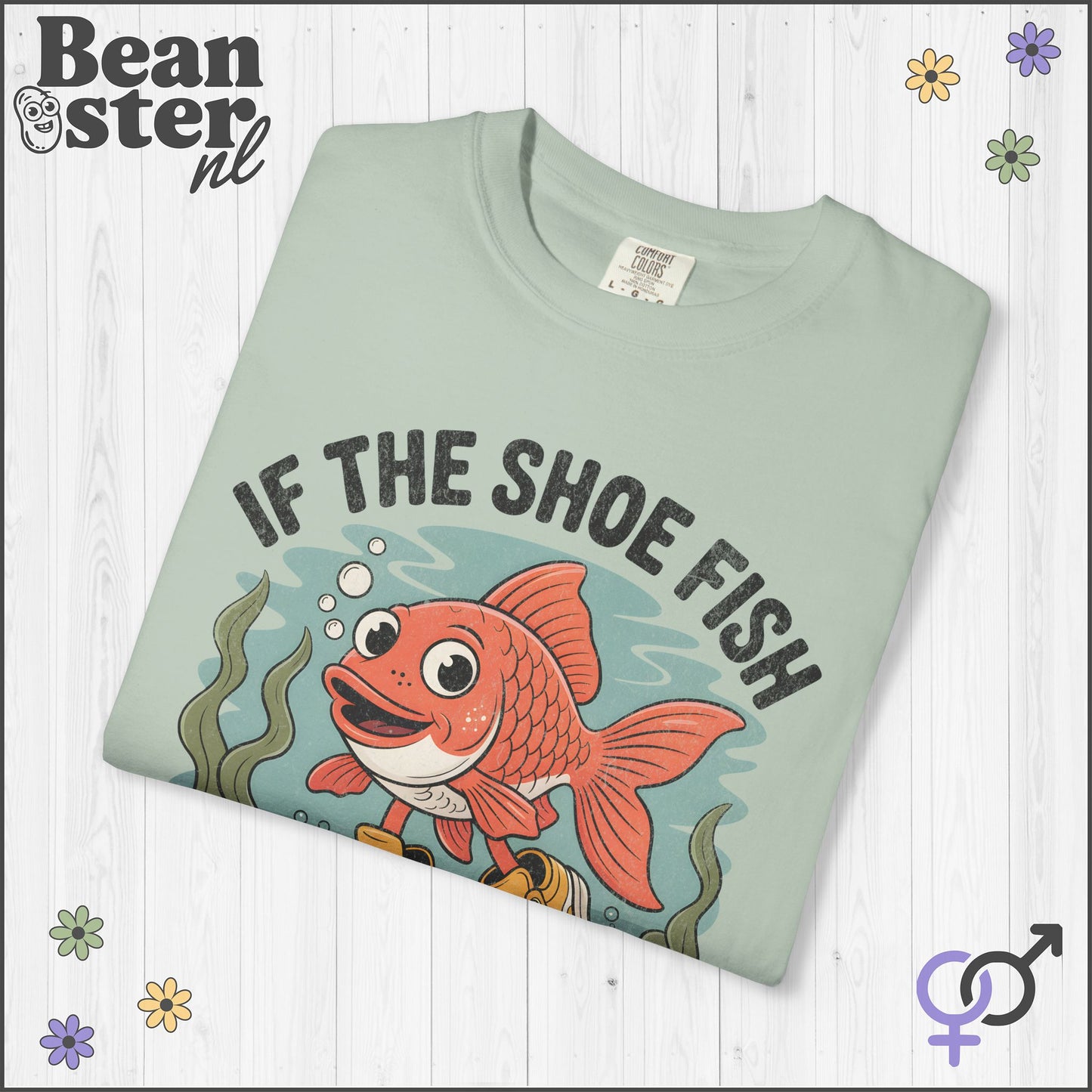 If The Shoe Fish Shirt – Funny Retro Graphic Tee