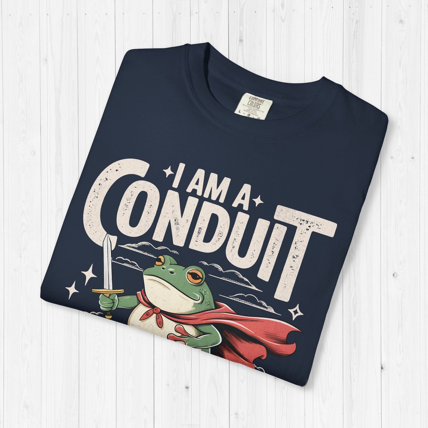 I Am a Conduit for Nonsense Frog Graphic T-Shirt