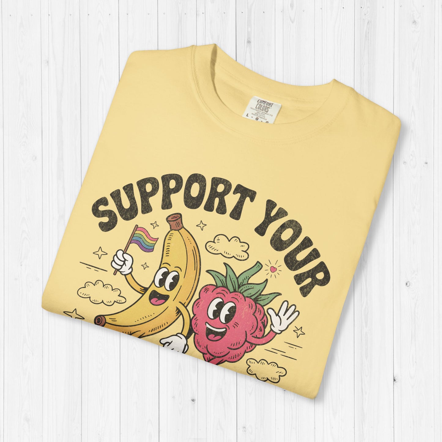 Support Your Fruity Friends โ Cute Pride Shirt ๐๐๐