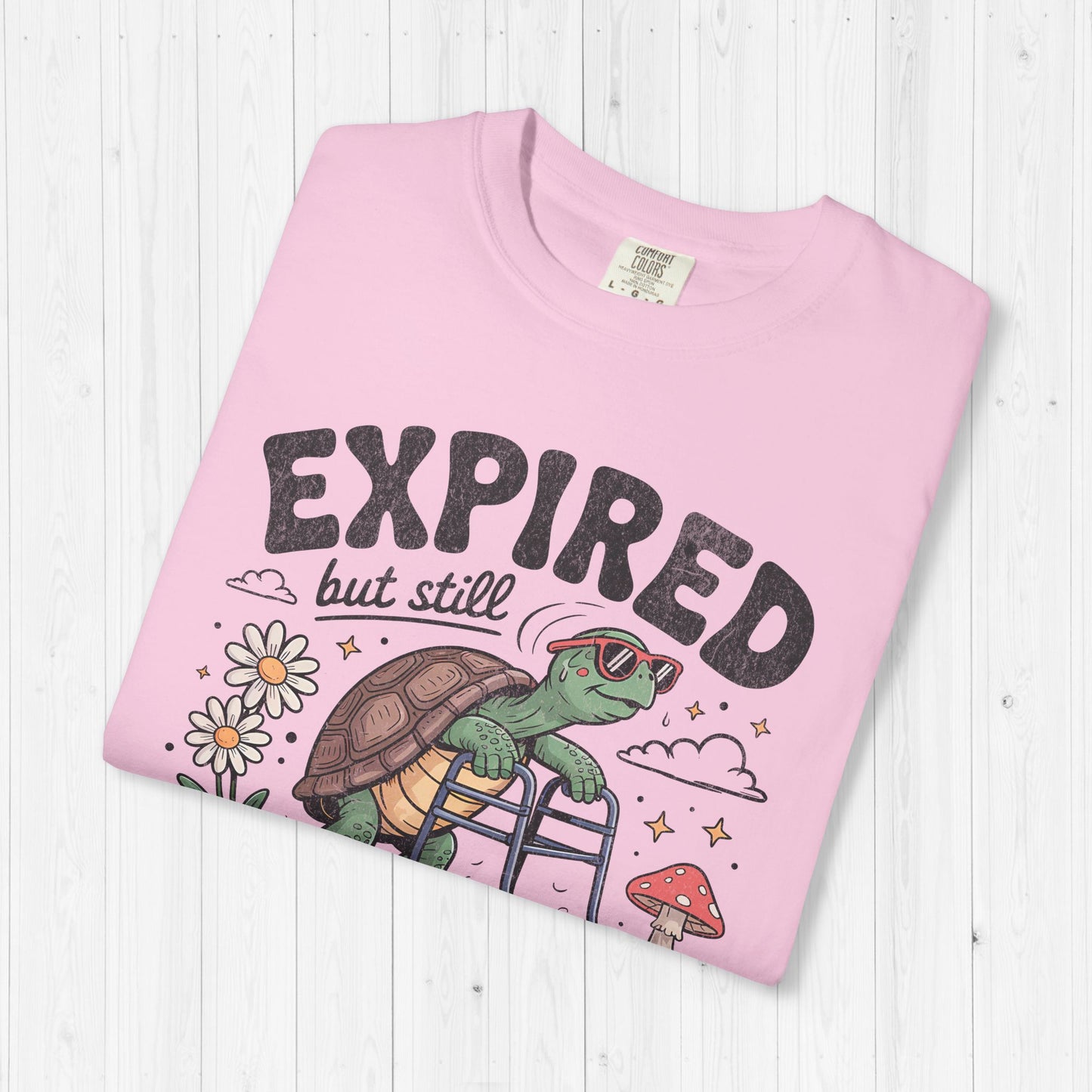 Expired but Still Desired Funny Frog Retirement Tee