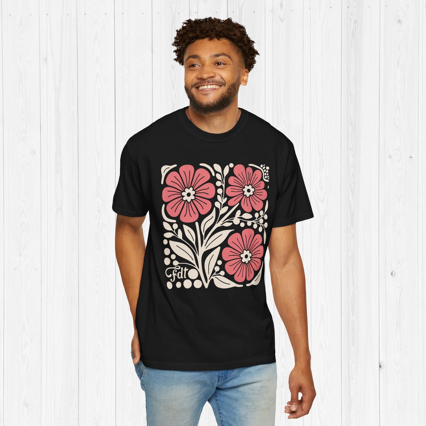 FDT Floral Shirt – Subtle Anti-Trump Retro Tee
