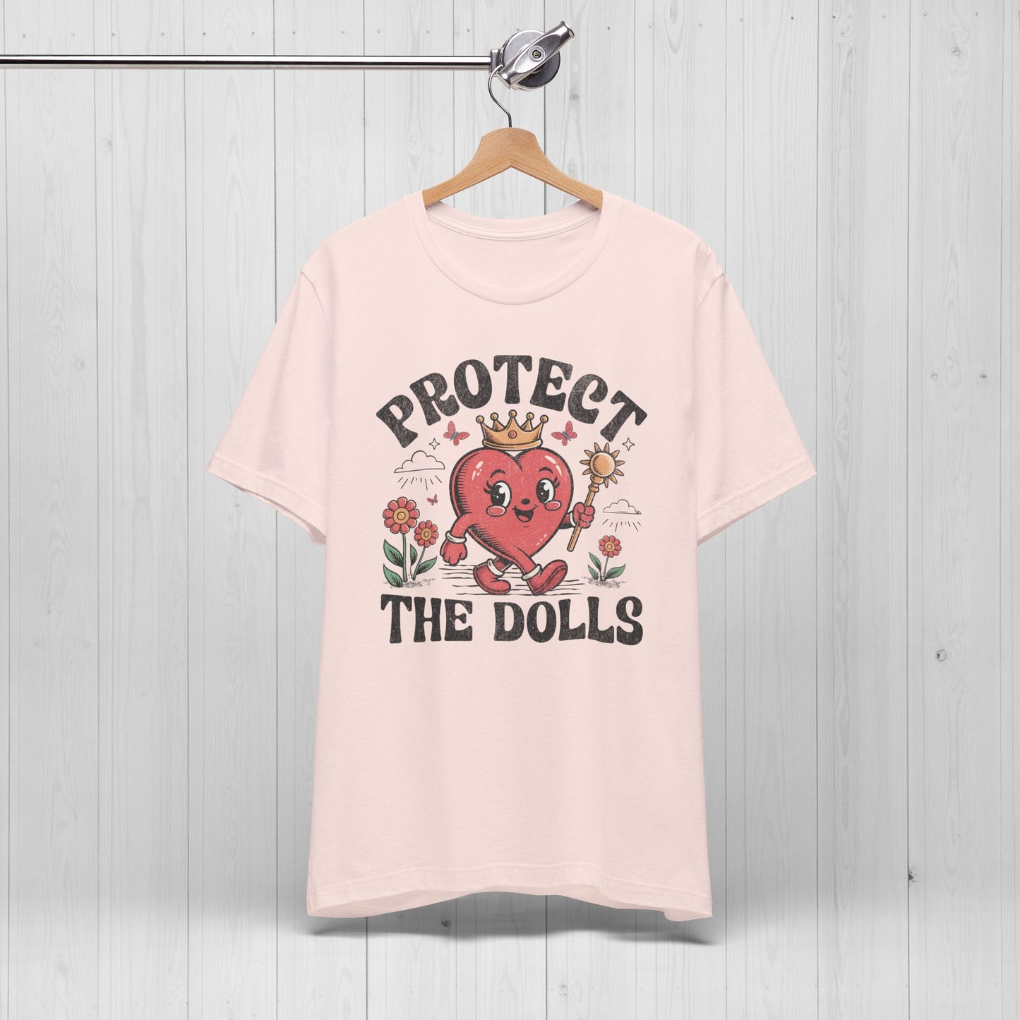 Protect The Dolls Retro Tee – LGBTQ+ Rights Shirt