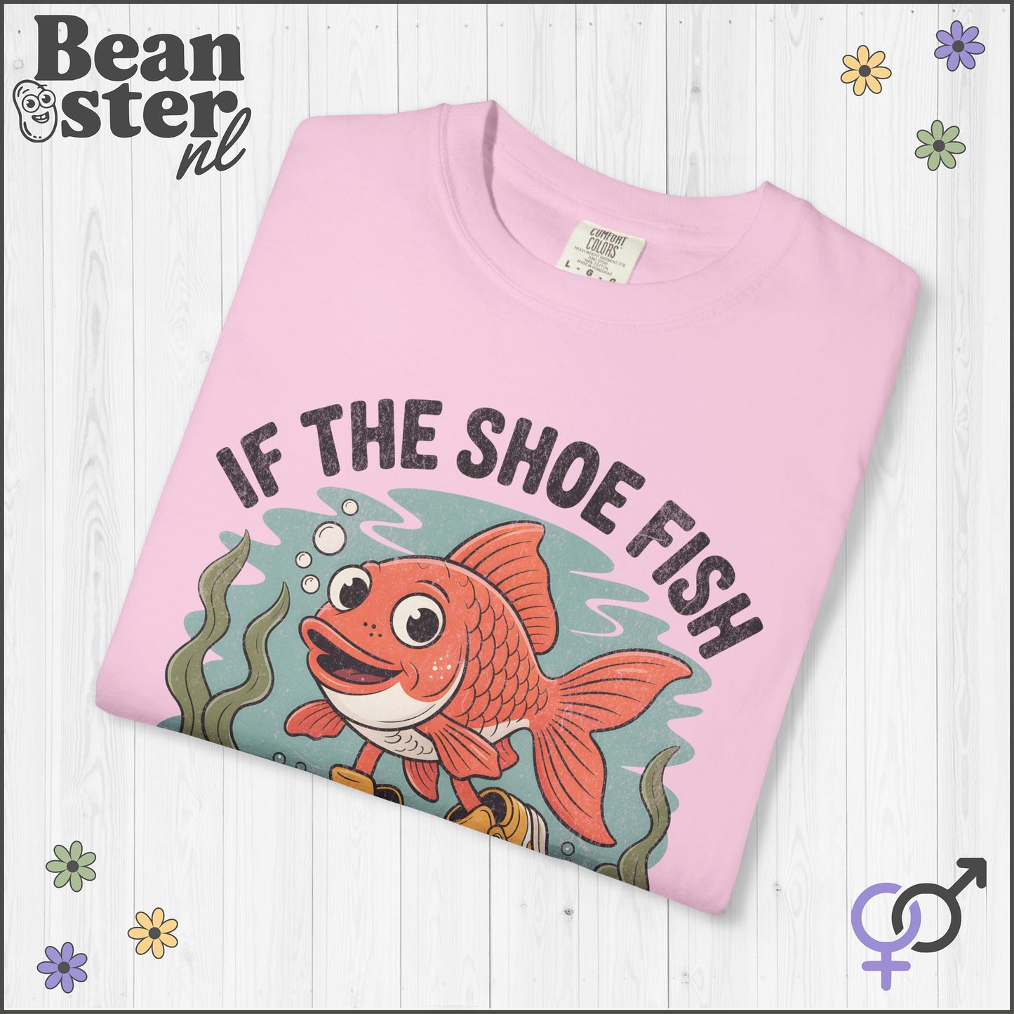 If The Shoe Fish Shirt – Funny Retro Graphic Tee