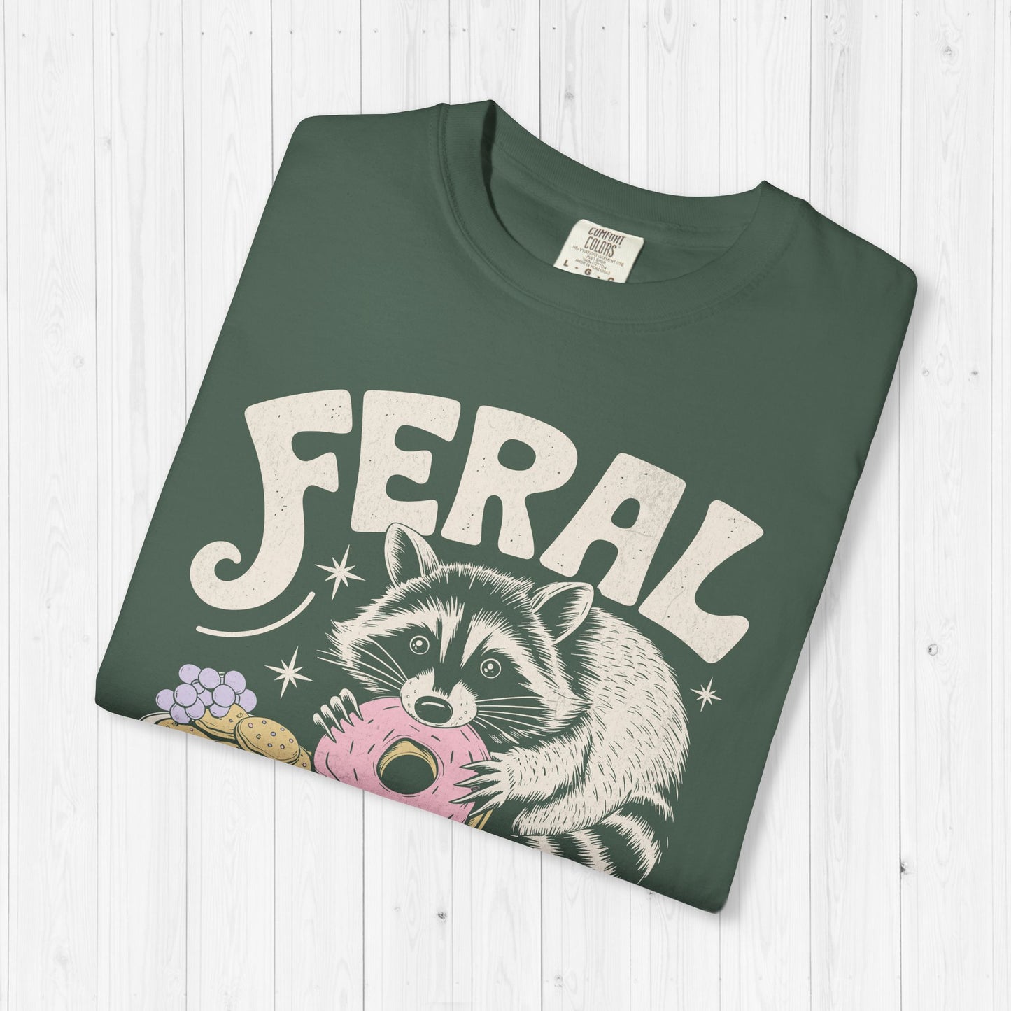 Feral Like My Blood Sugar Shirt – Funny Raccoon Diabetic Tee