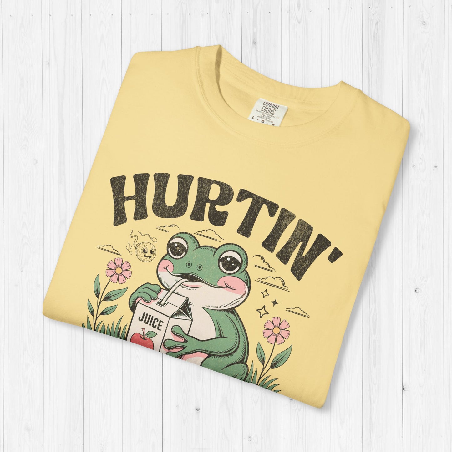 Hurtin' For A Squirtin' Funny Frog T-Shirt | Edgy Meme Tee Gift