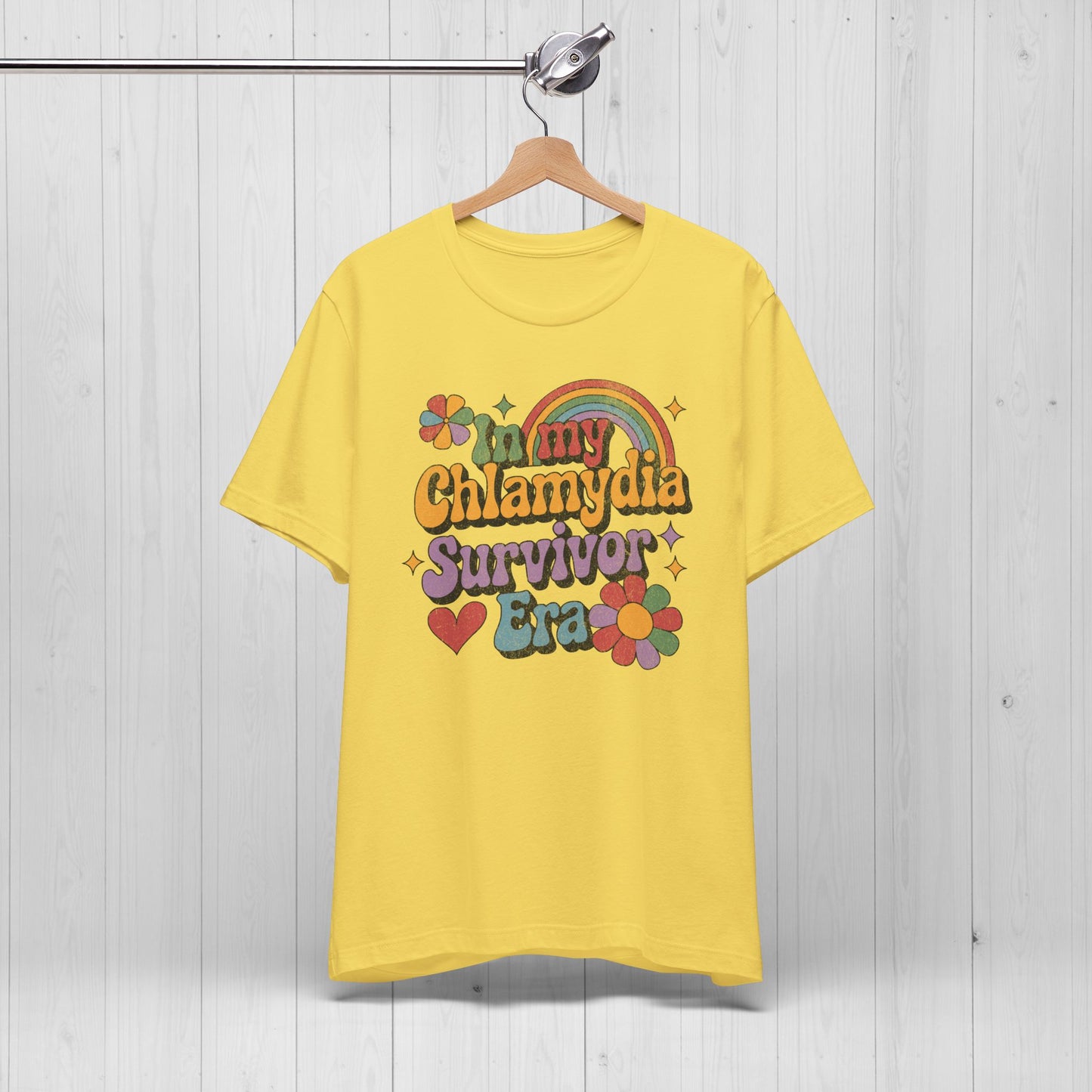 In My Chlamydia Survivor Era Shirt โ Funny Retro Tee