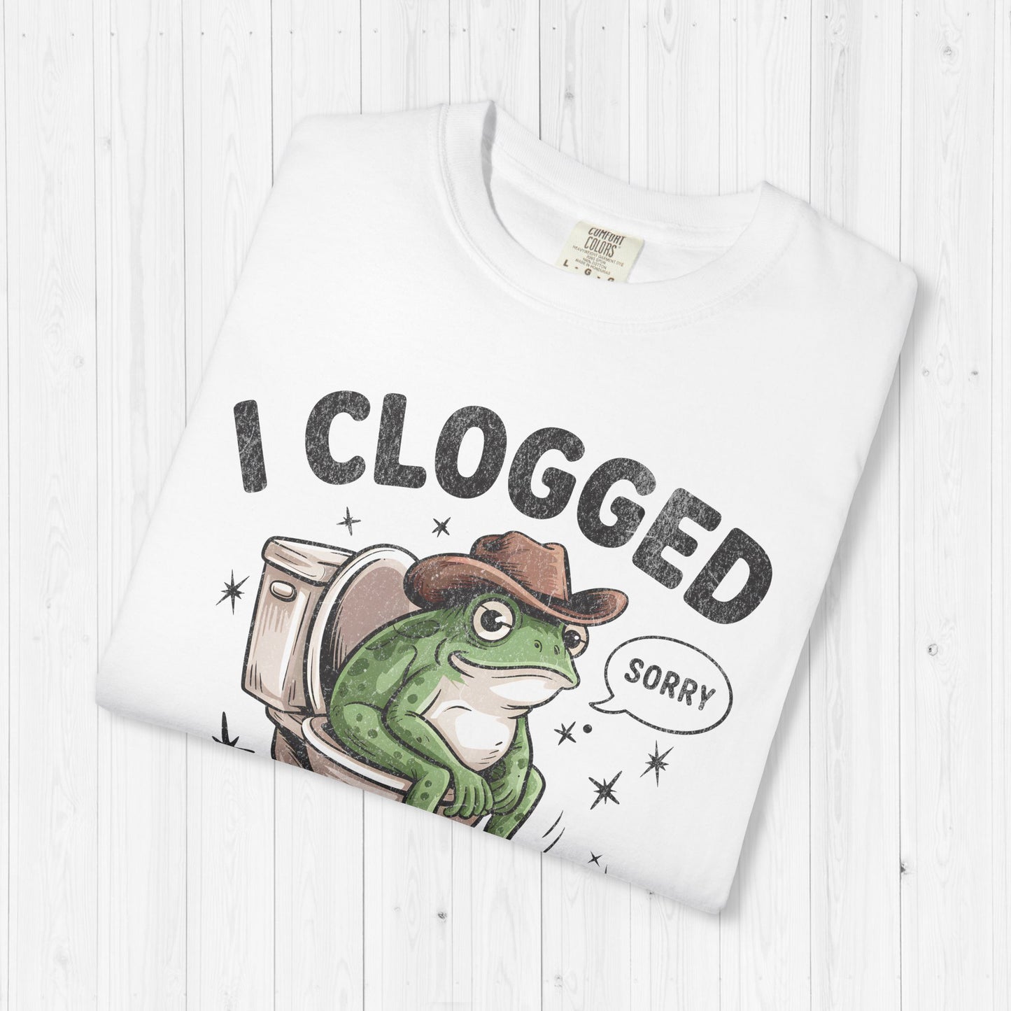 I Clogged Your Toilet Shirt – IBS IBD Crohn's disease Tee