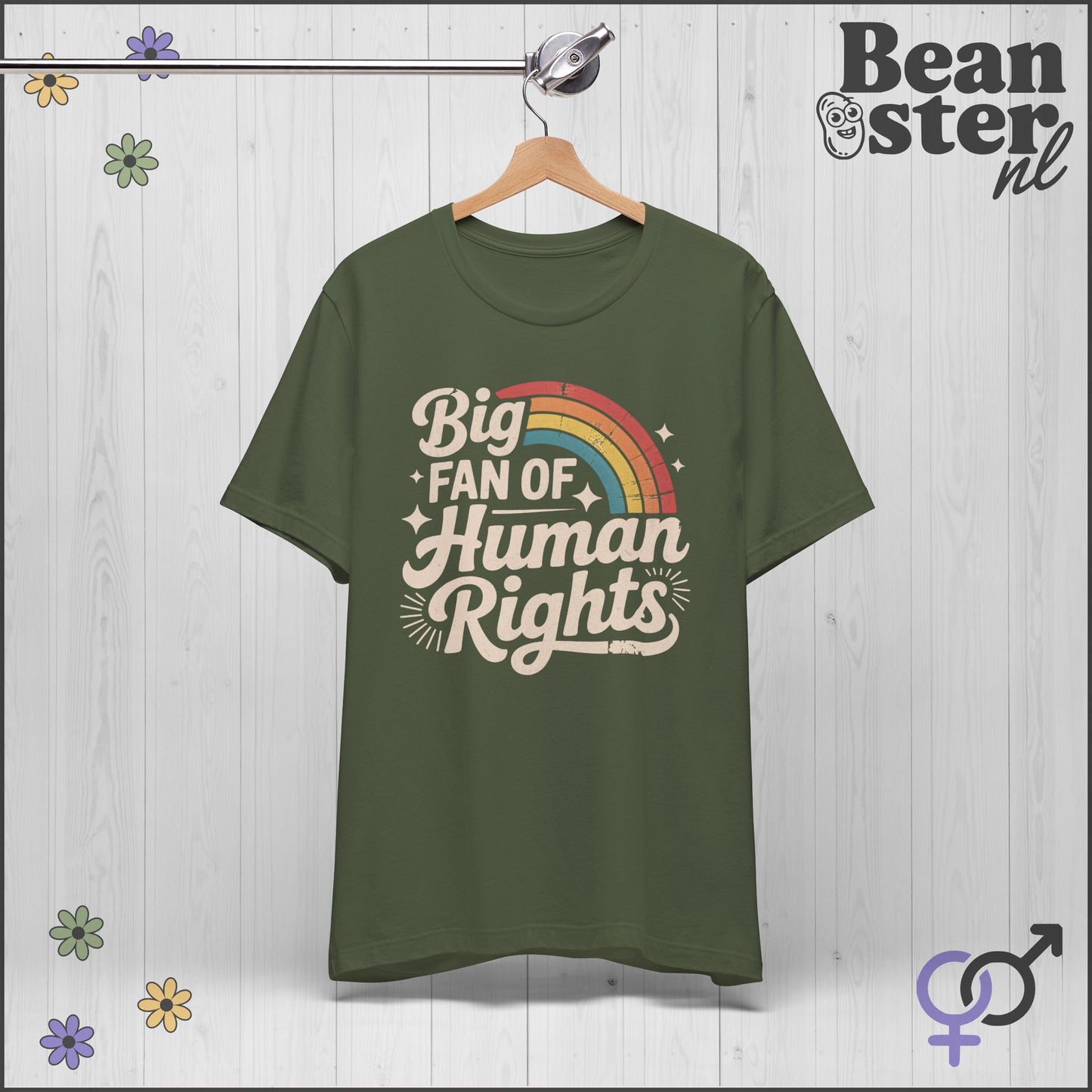 Big Fan of Human Rights Shirt | Original Protest T-Shirt