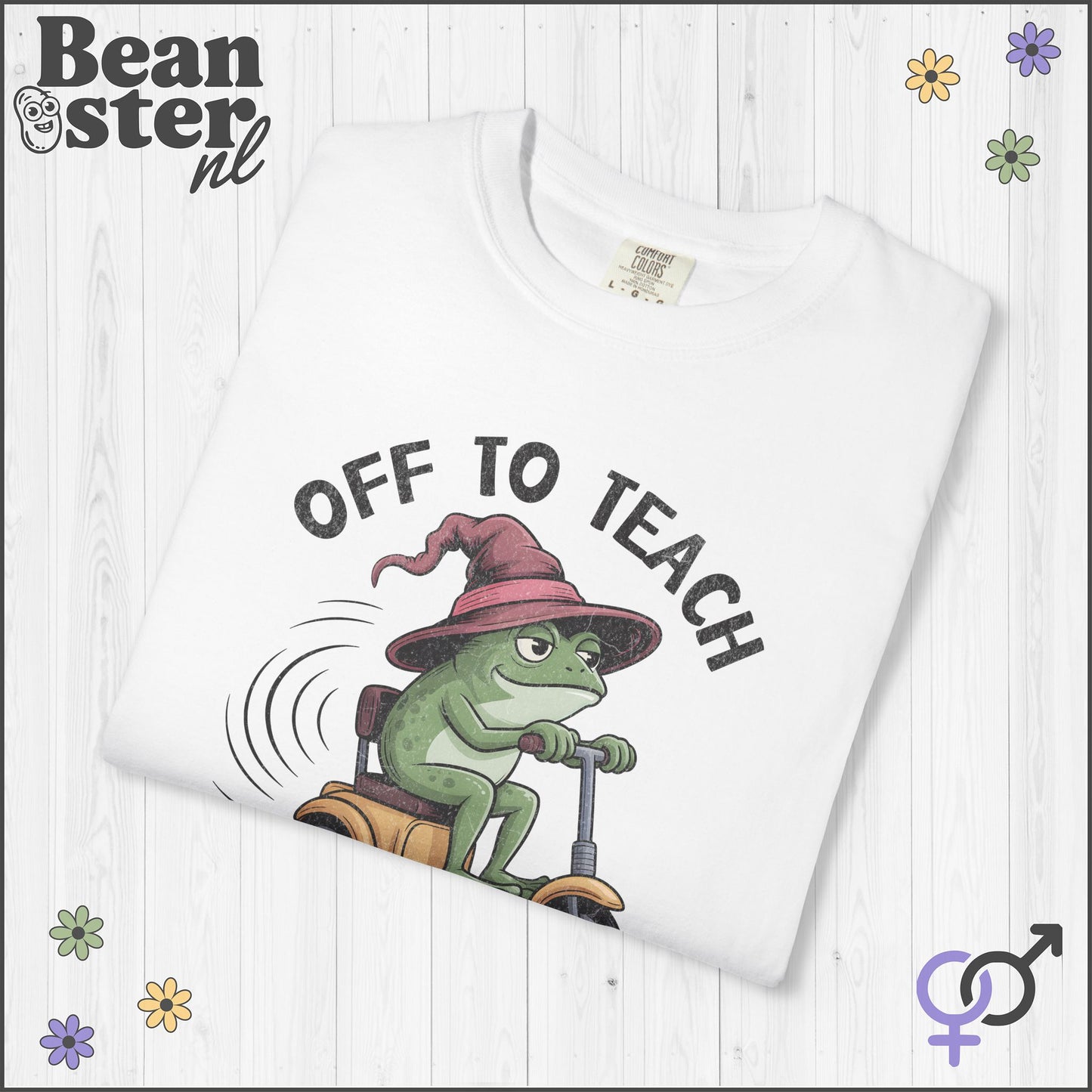 Funny Frog Scooter Science Teacher Shirt