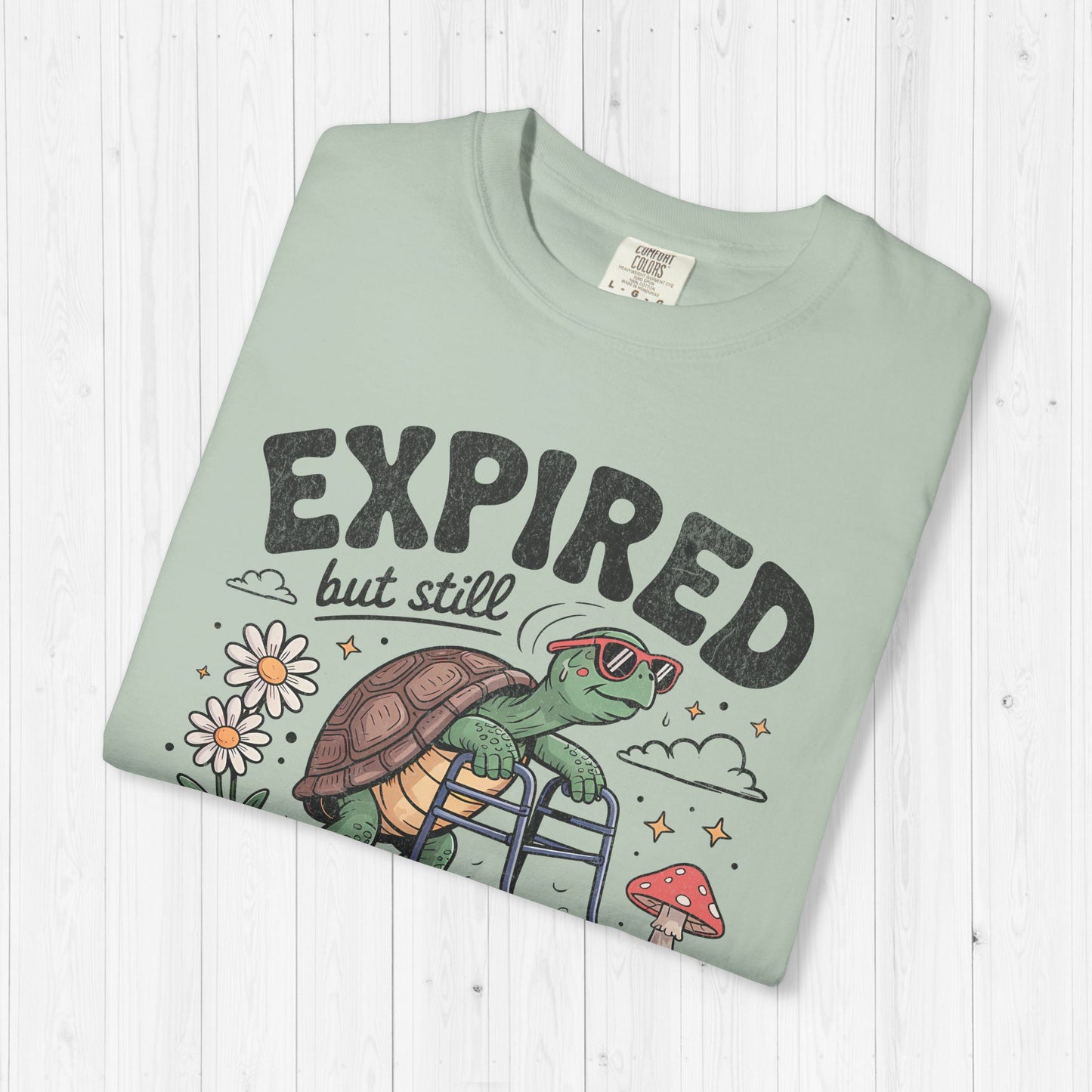 Expired but Still Desired Funny Frog Retirement Tee
