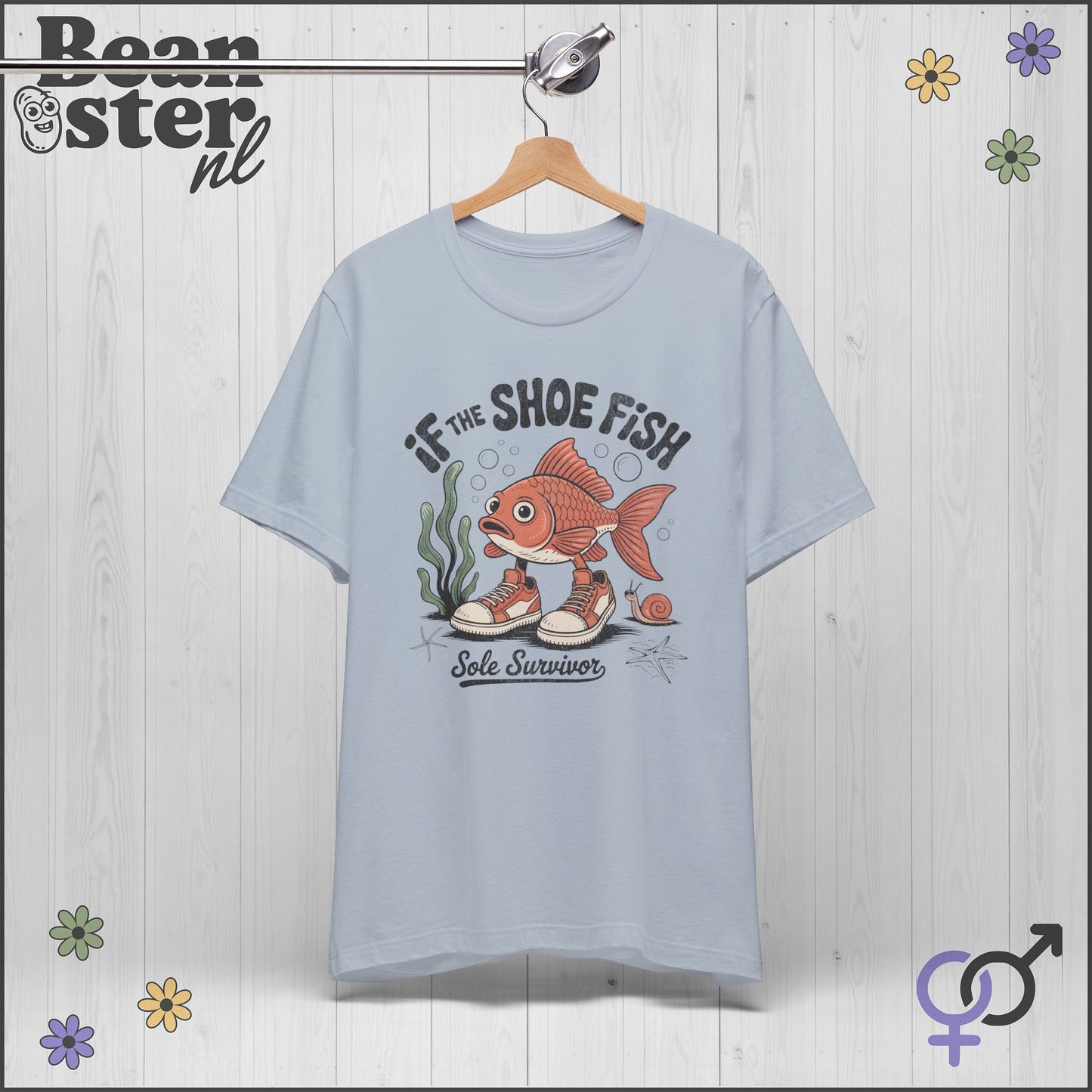If The Shoe Fish Shirt โ Funny Meme Retro Tee