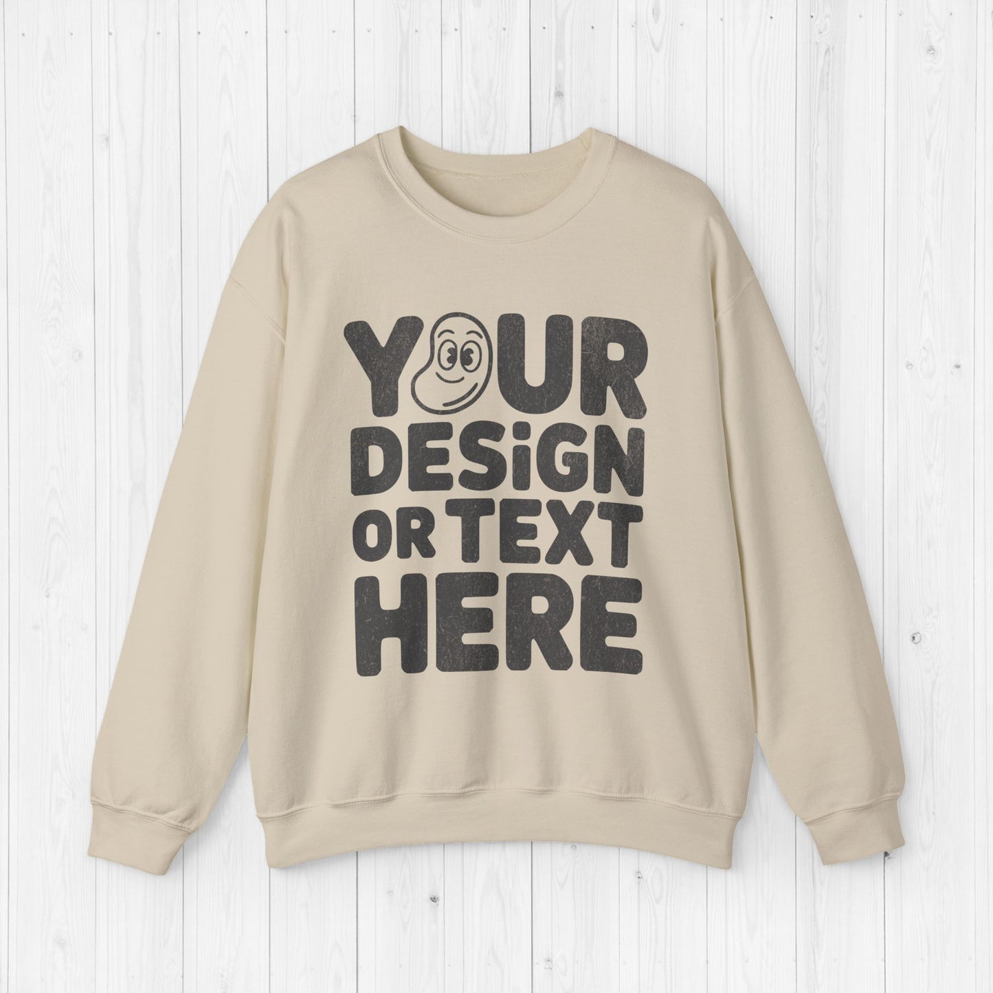 Custom Unisex Sweatshirt – Personalized Sweater 18000