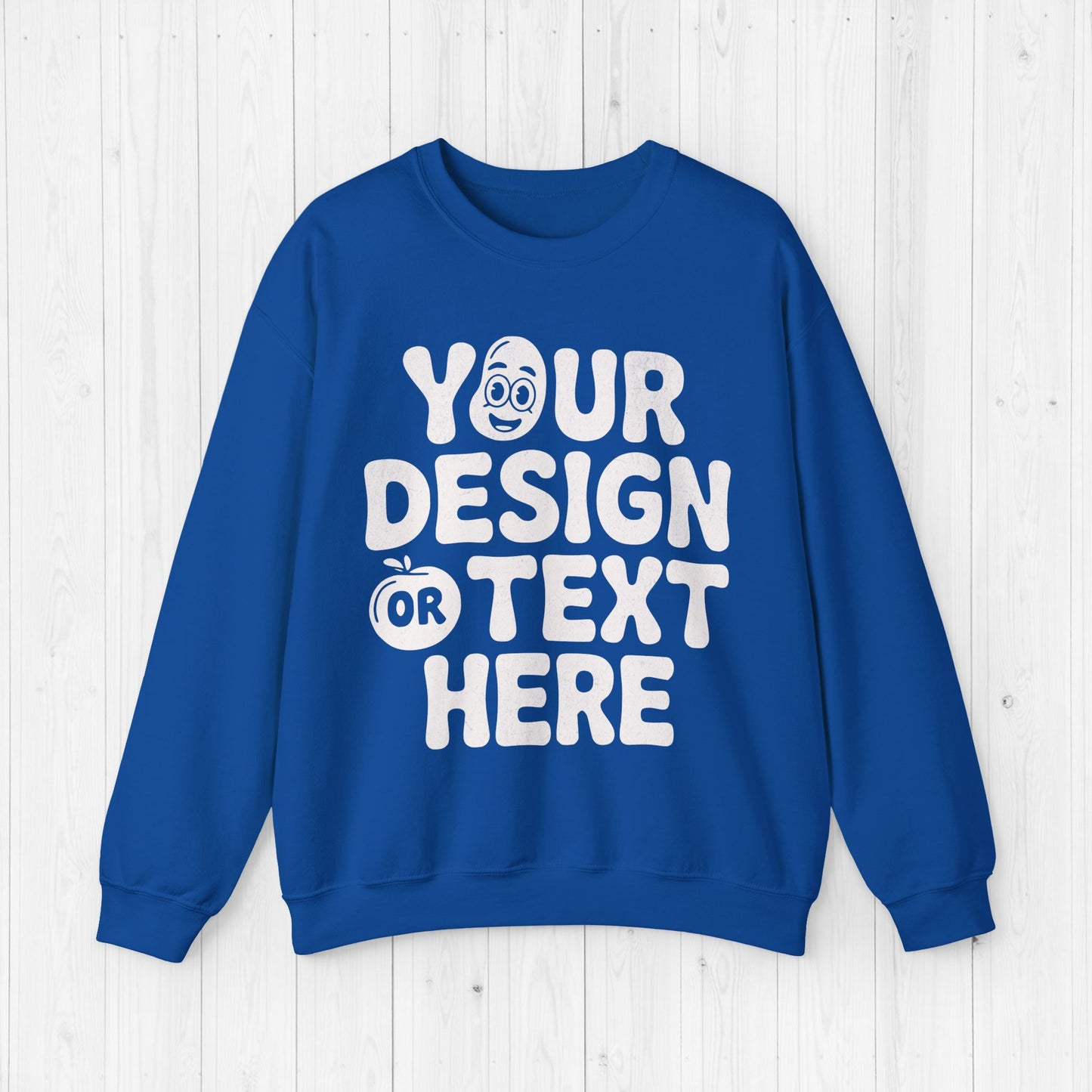 Custom Unisex Sweatshirt – Personalized Sweater 18000