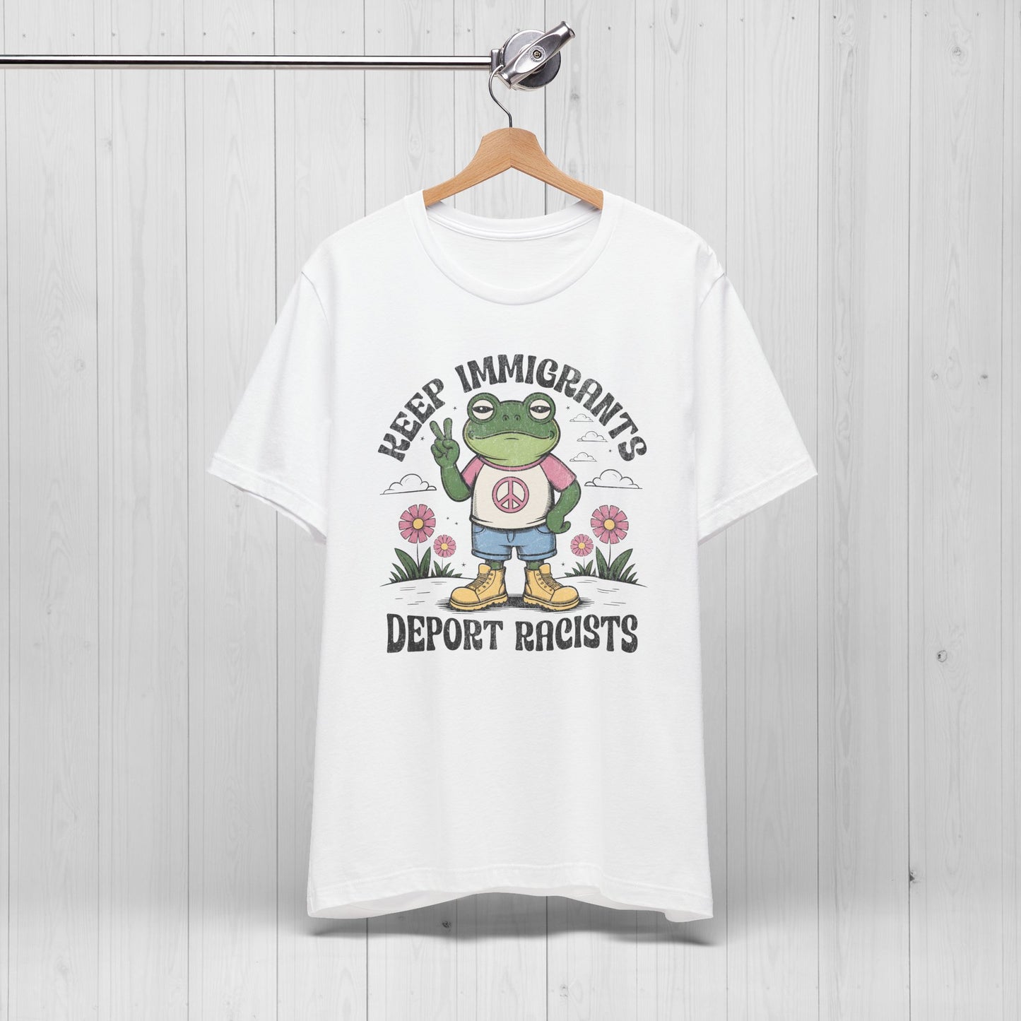 Keep Immigrants, Trade Racists Shirt – Funny Frog Tee