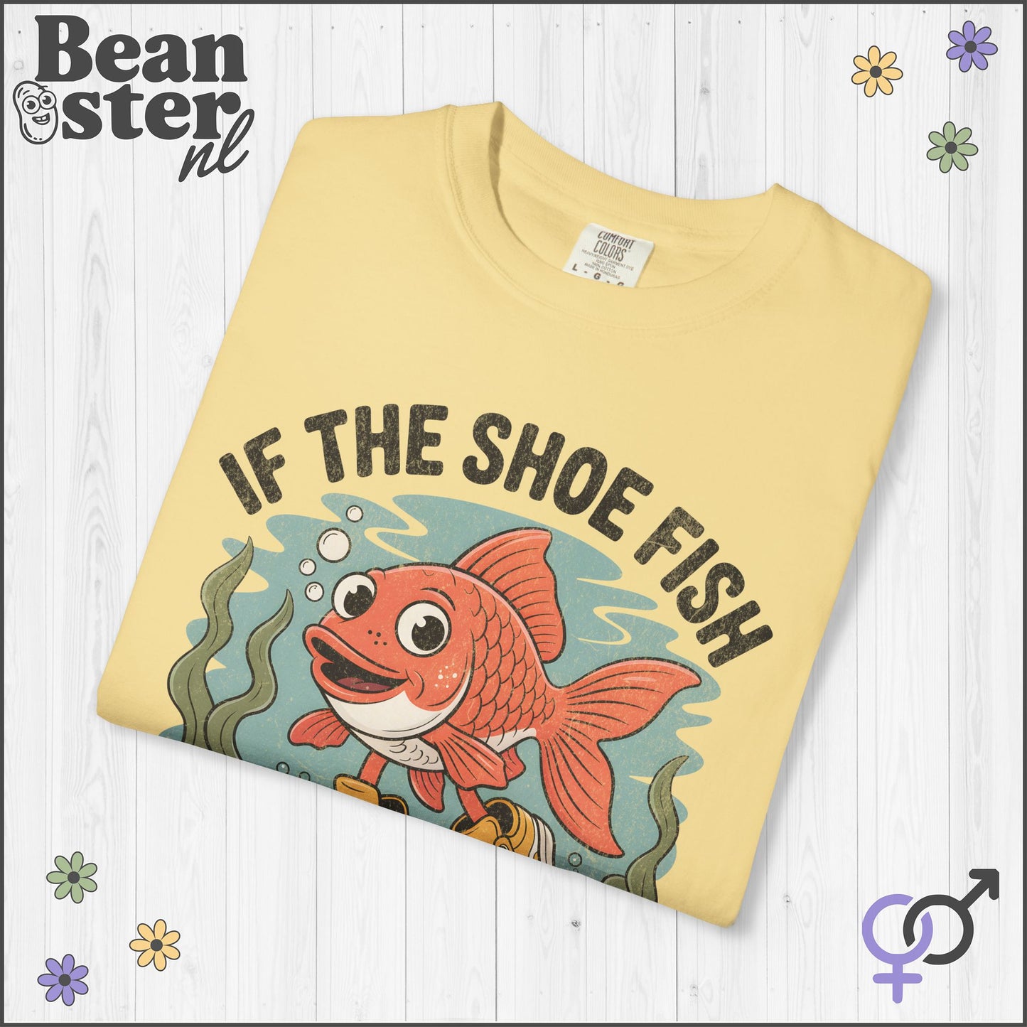 If The Shoe Fish Shirt – Funny Retro Graphic Tee