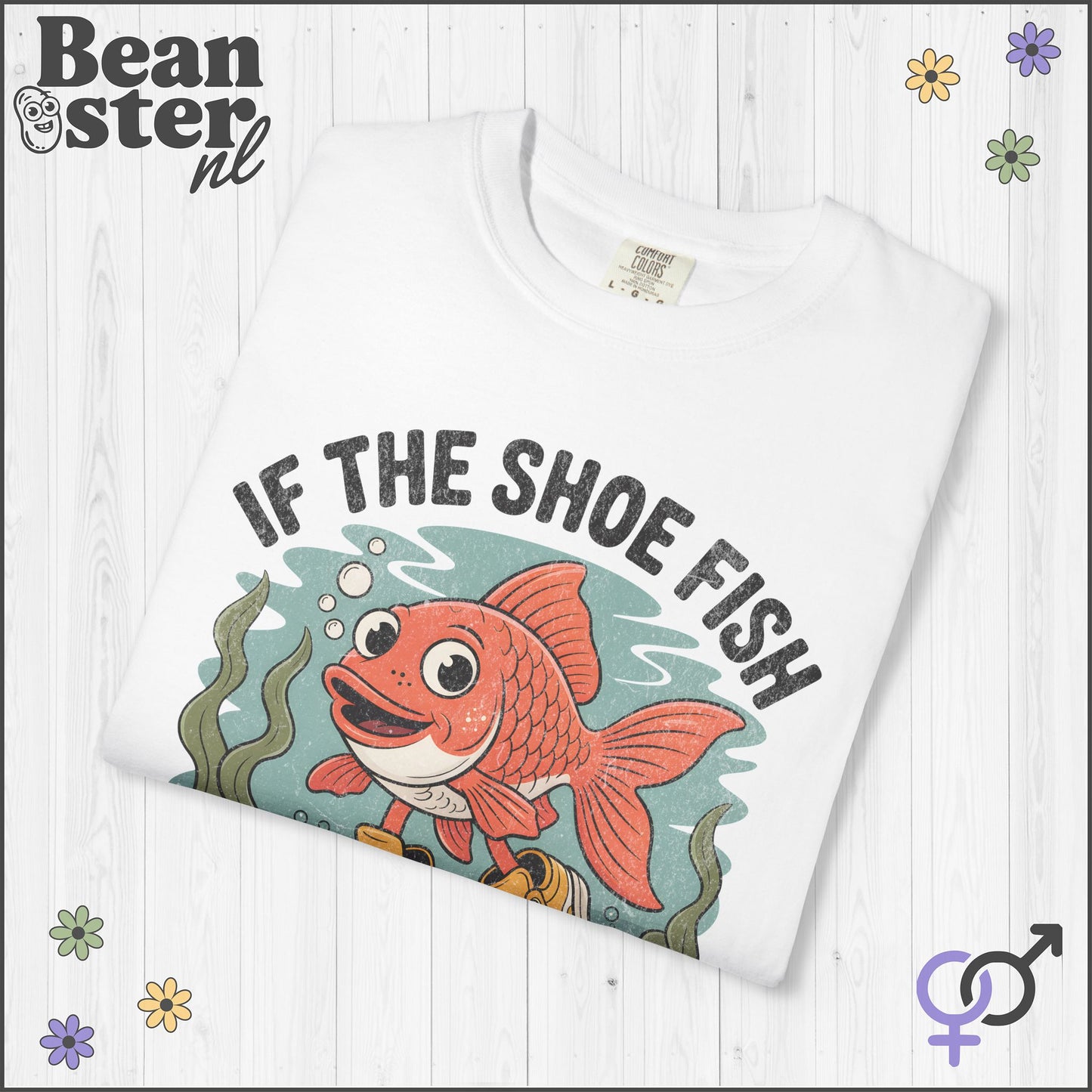 If The Shoe Fish Shirt – Funny Retro Graphic Tee