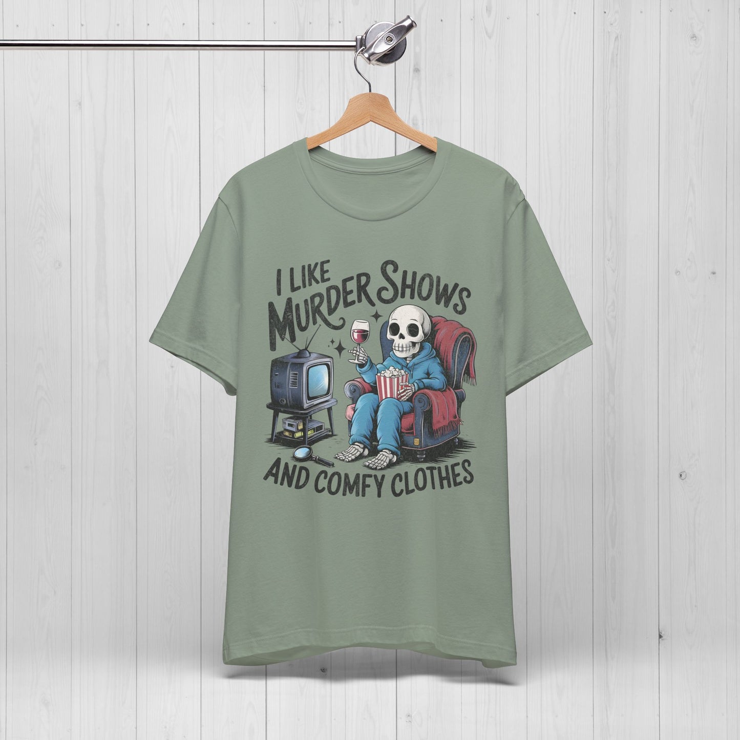 Murder Shows & Comfy Clothes Retro Shirt