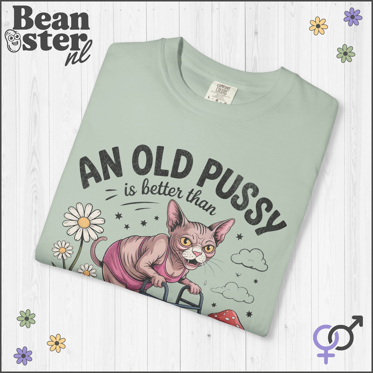Old Pussy Better Than No Pussy Shirt – Funny Cat Tee