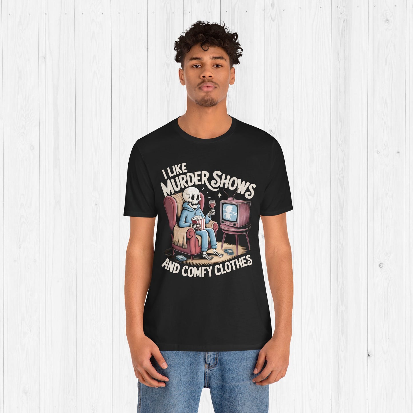 Murder Shows & Comfy Clothes Retro Shirt
