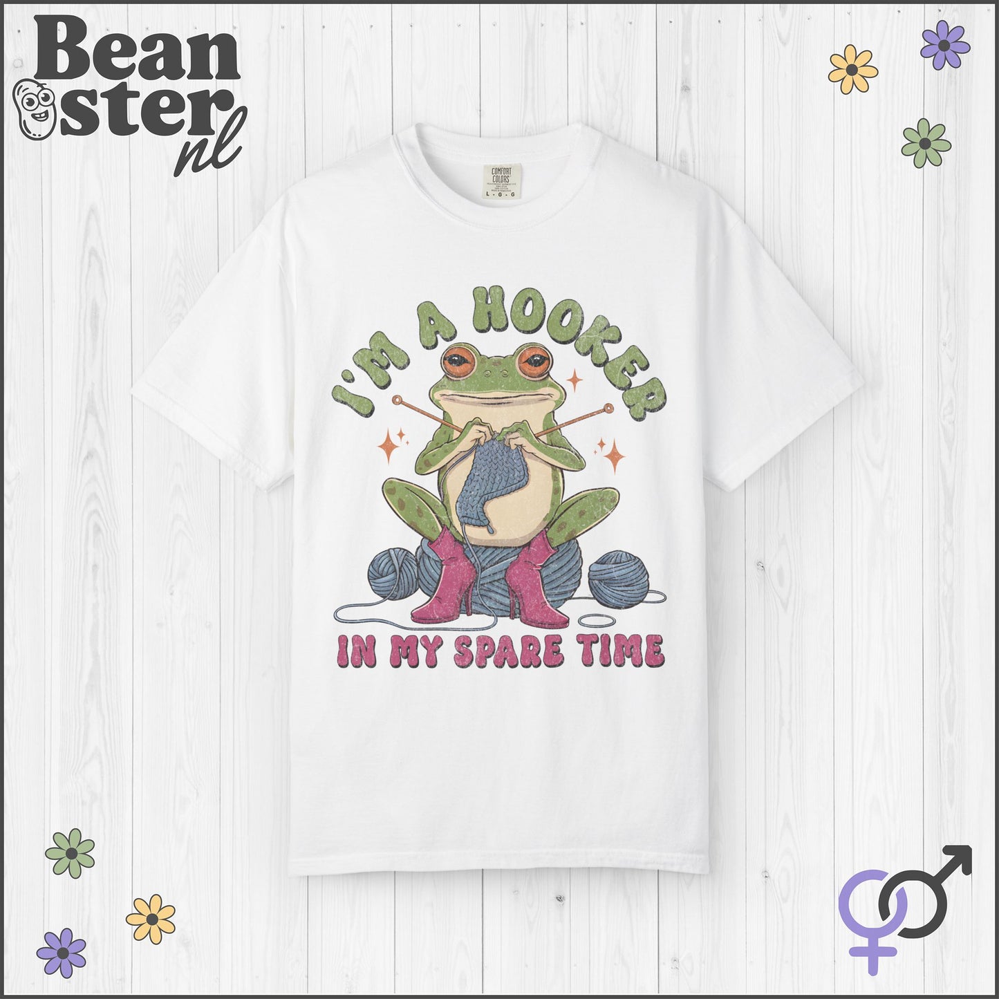 I'm A Hooker in My Spare Time Shirt Funny Knitting Tee