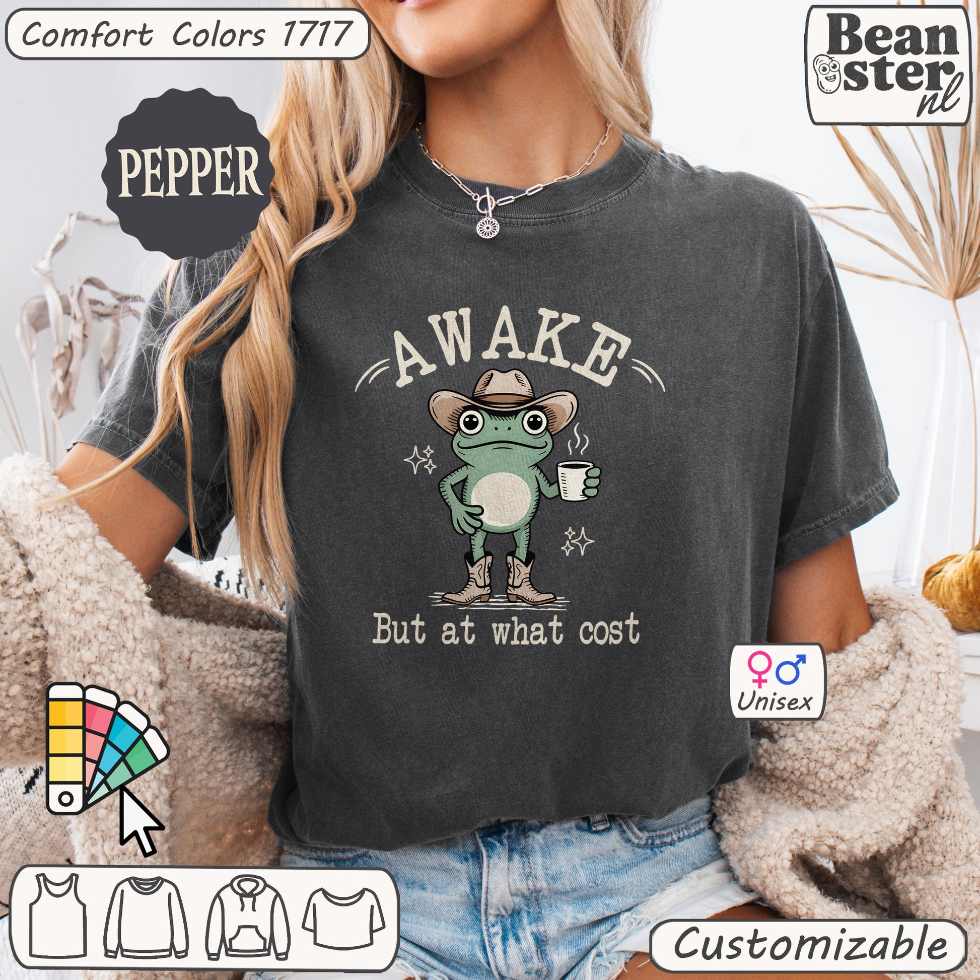 Always Tired Frog Meme T-Shirt