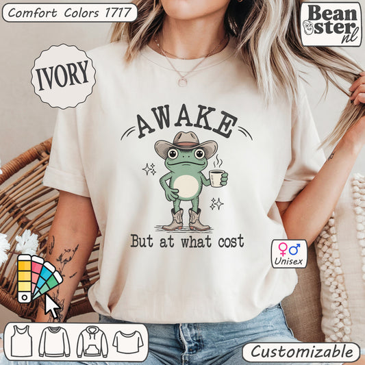 Always Tired Frog Meme T-Shirt β Funny Lazy Mood Tee