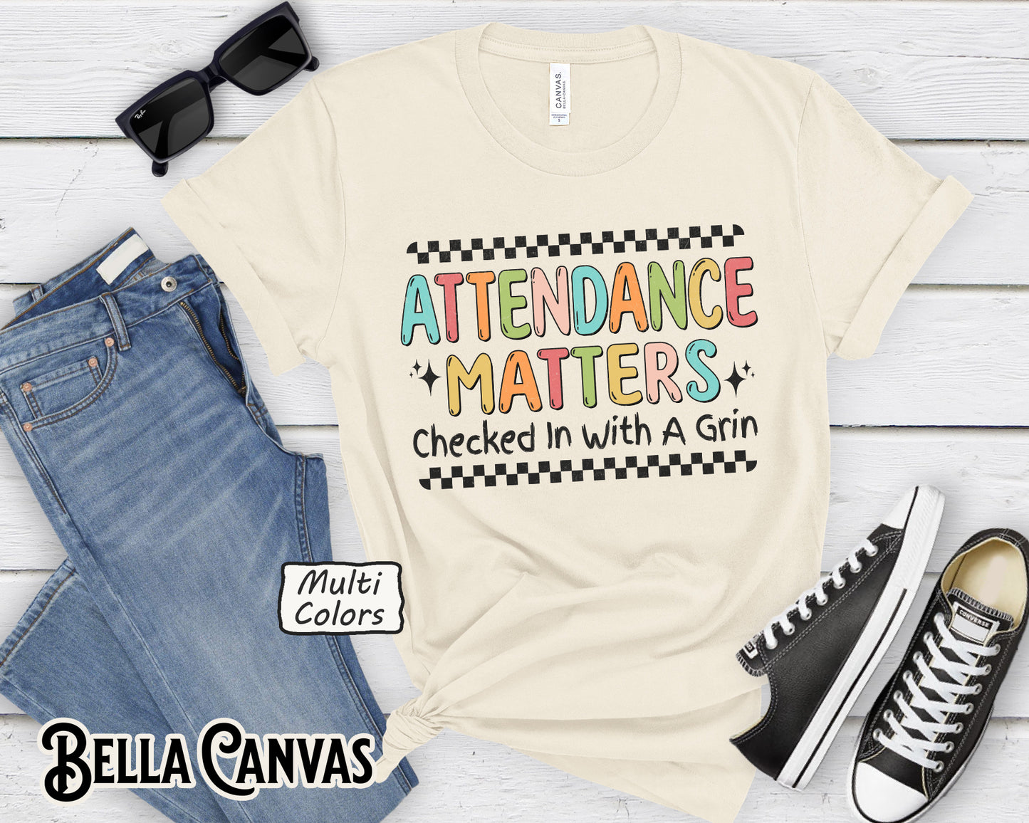 Attendance Matters T-Shirt – Funny Teacher Tee