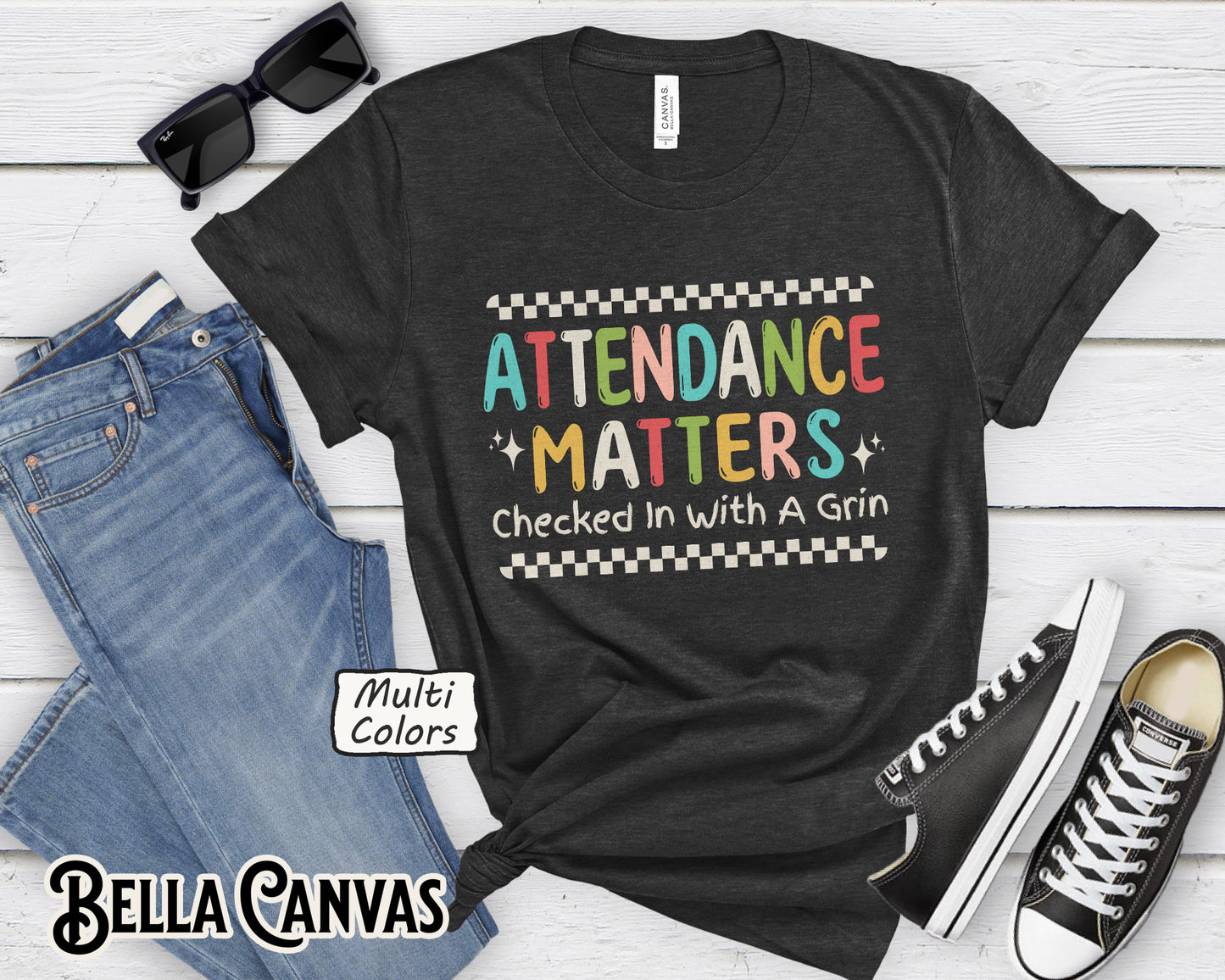 Attendance Matters T-Shirt – Funny Teacher Tee