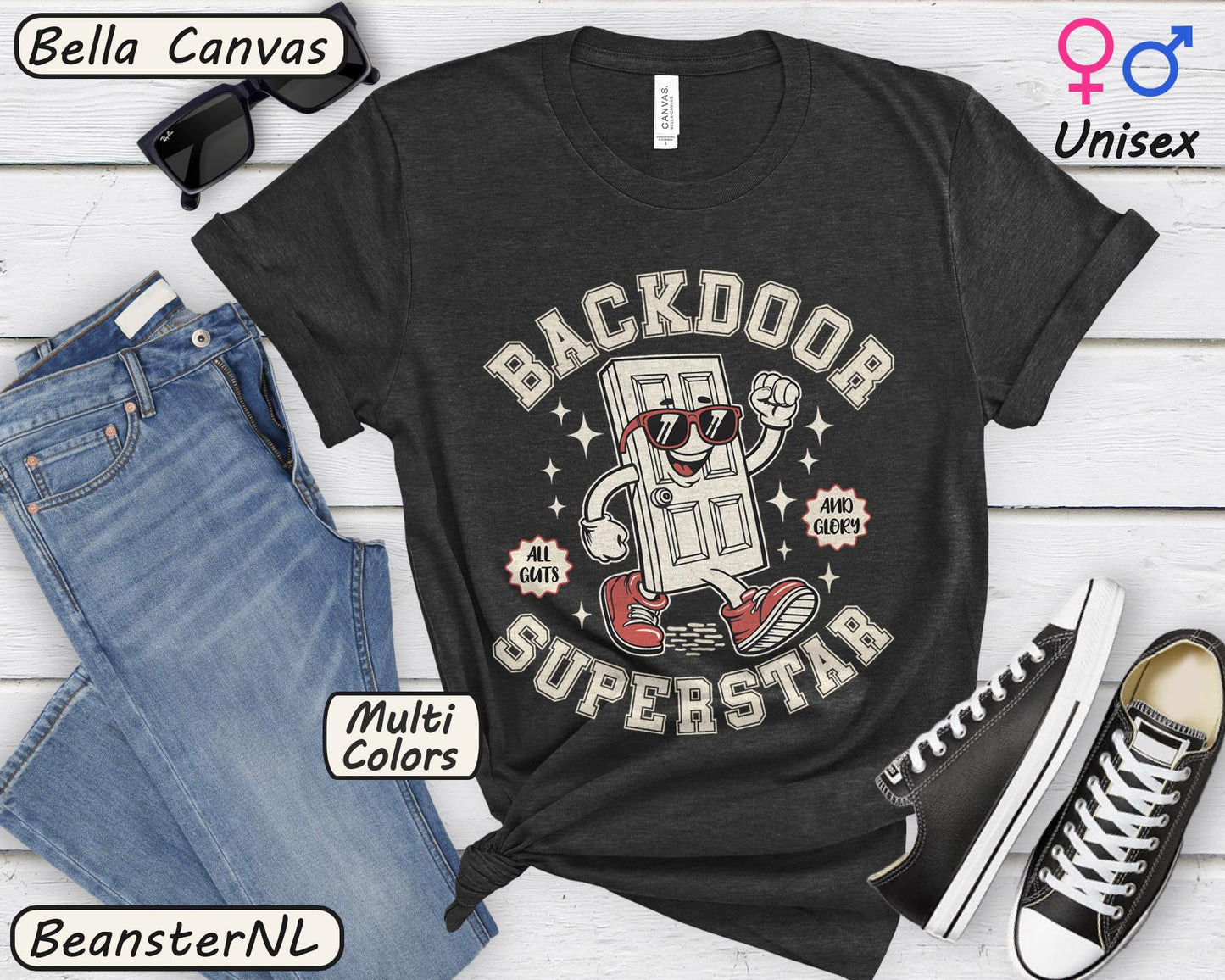 Backdoor Superstar Raunchy Humor Shirt