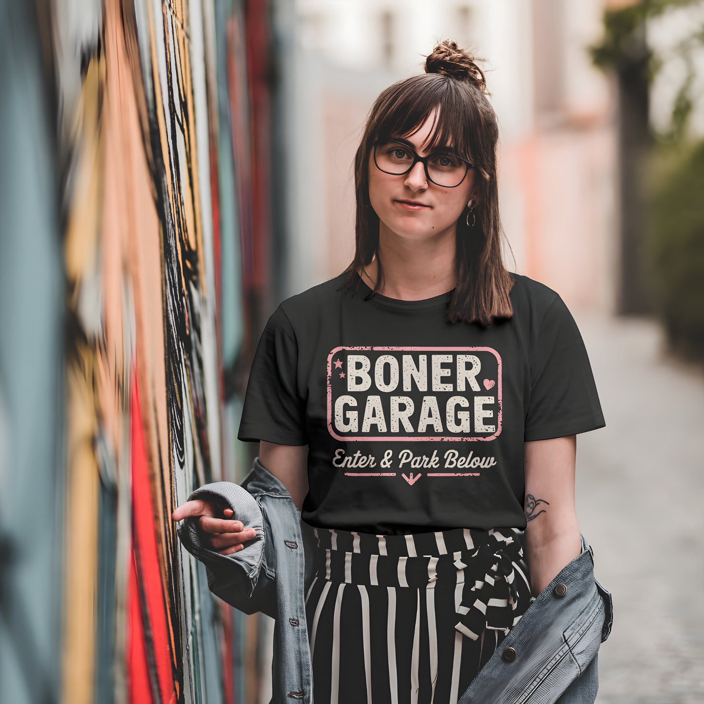 Boner Garage T-Shirt – Funny, Edgy, NSFW Meme Tee