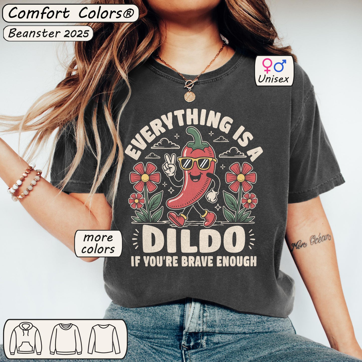 Everything Is A Dildo Shirt Funny Pepper Meme Tshirt