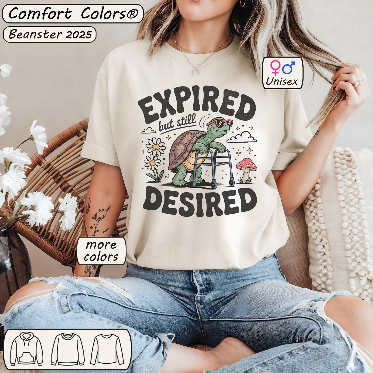 Expired but Still Desired Funny Frog Retirement Tee