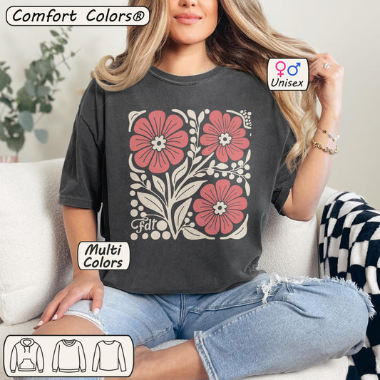 FDT Floral Shirt – Subtle Anti-Trump Retro Tee