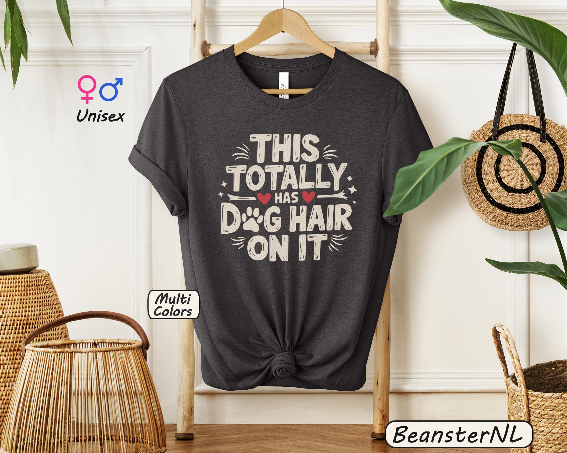 Funny Dog Hair T-Shirt | Original Shedding Dog Owner Gift