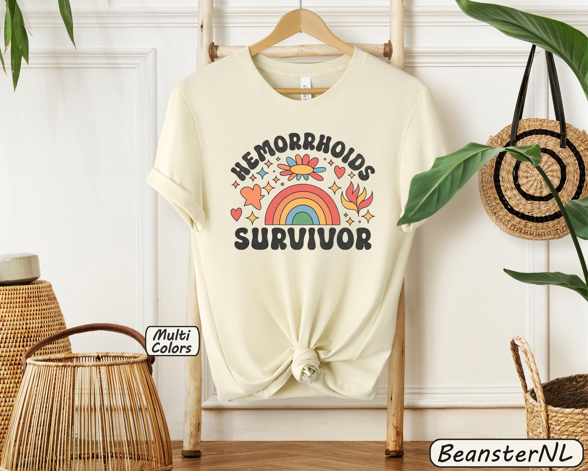 Hemorrhoids Survivor T-Shirt Funny Meme Shirt