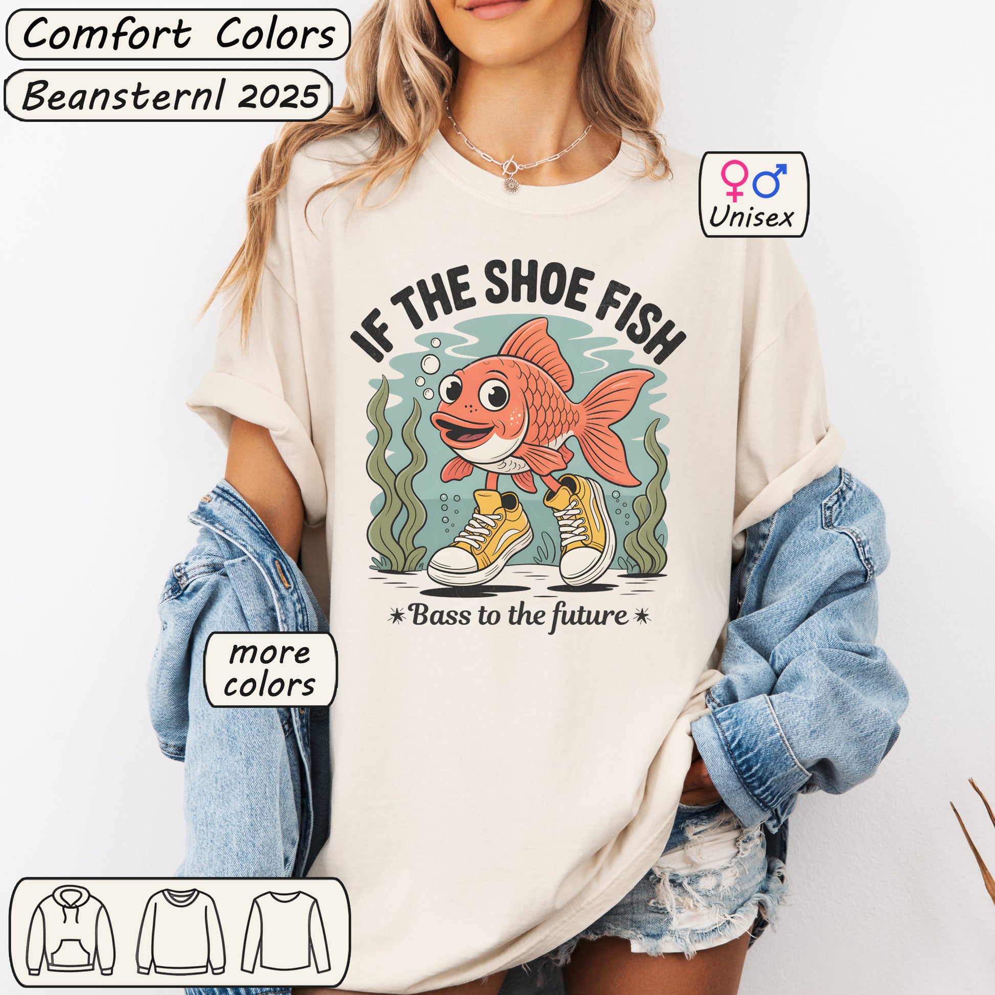 If The Shoe Fish Shirt – Funny Retro Graphic Tee