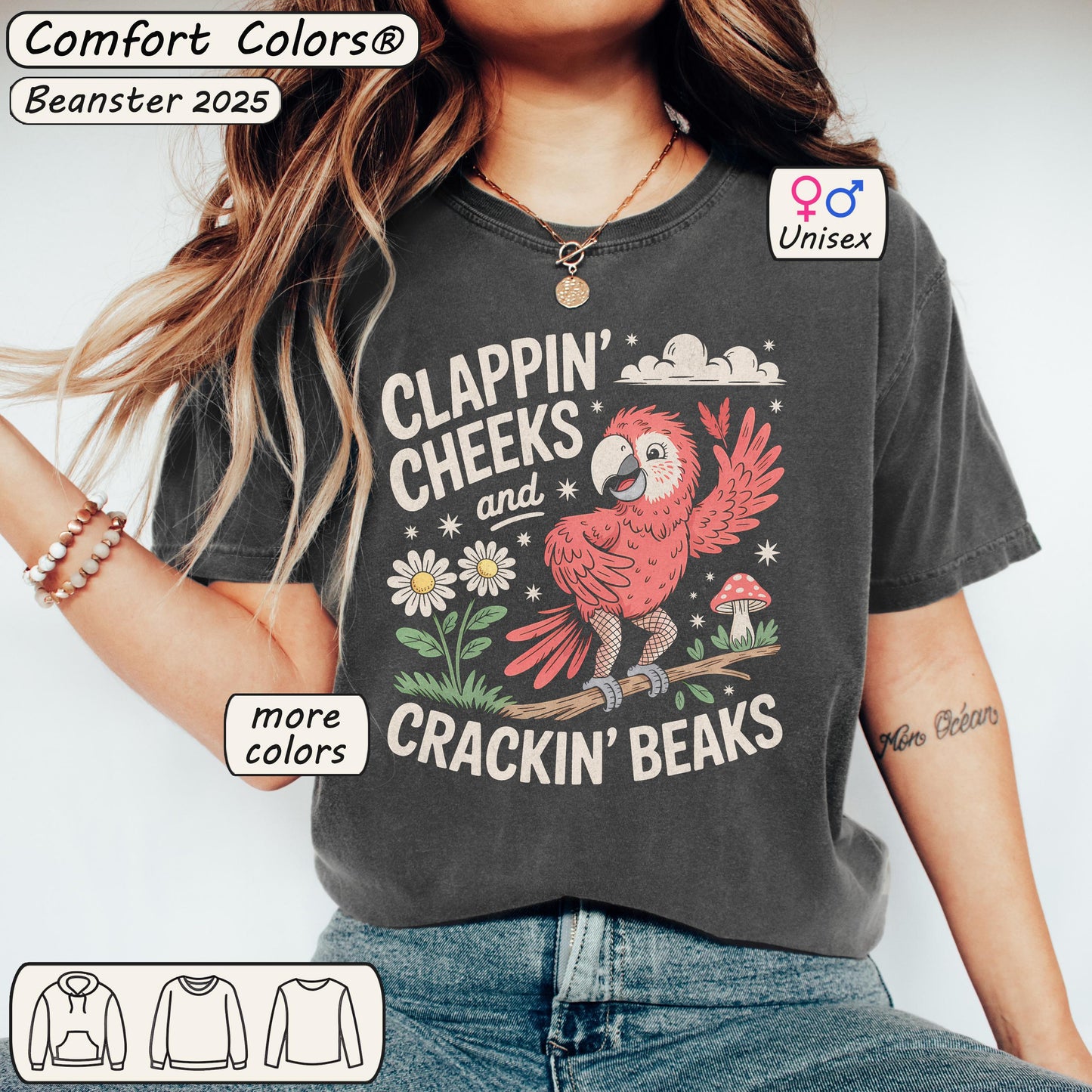 Naughty Parrot Comfort Colors® Shirt