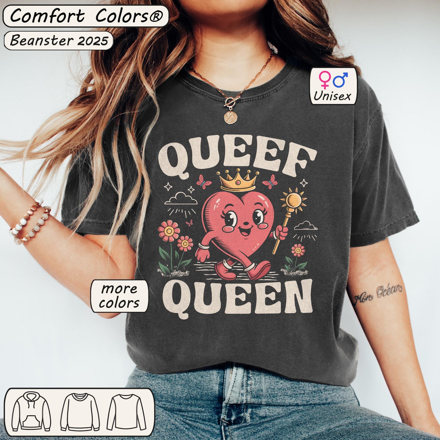 Queef Queen Comfort Colors Shirt
