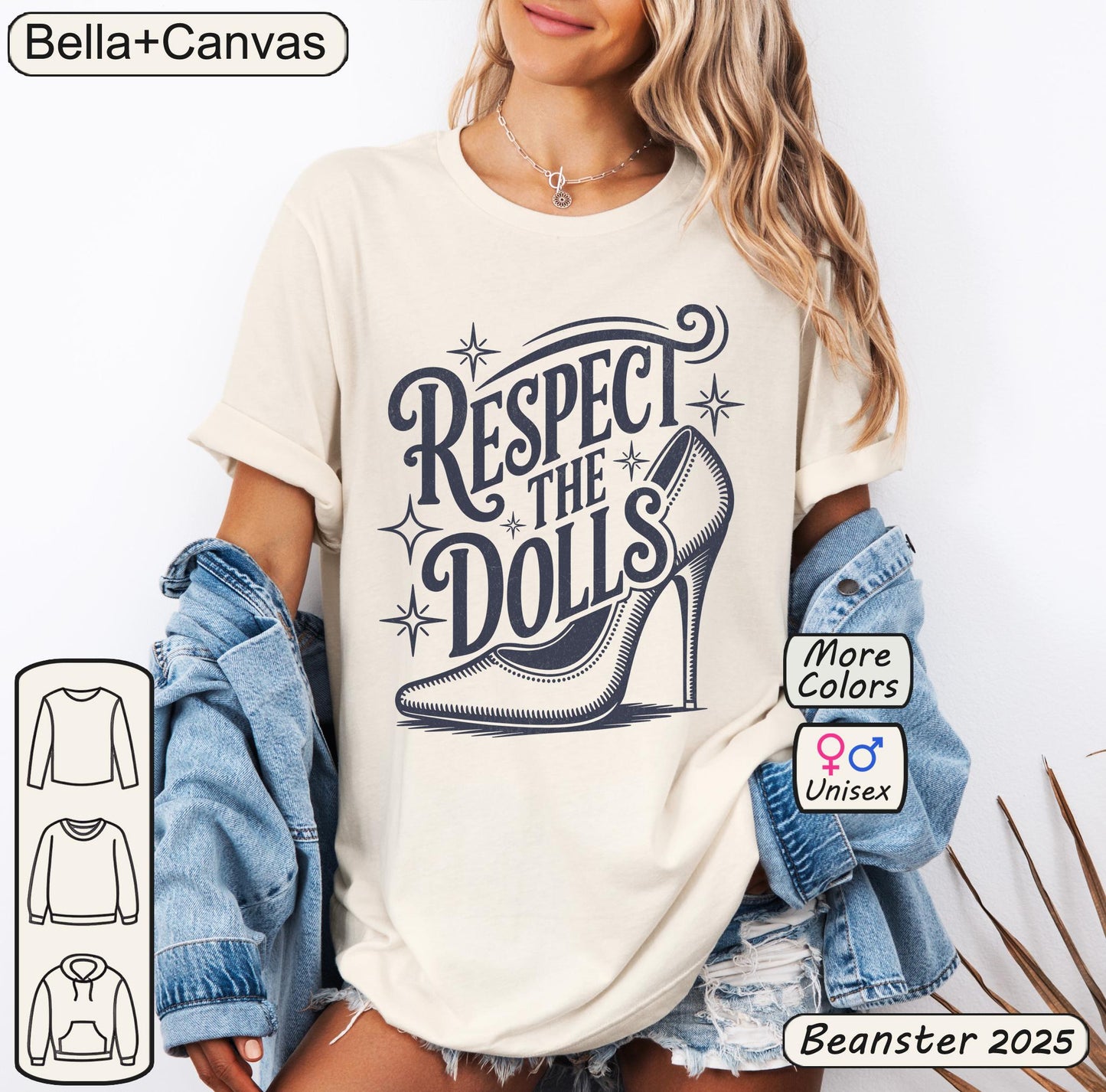 Respect The Dolls T-Shirt – Vintage Heel Pride Tee